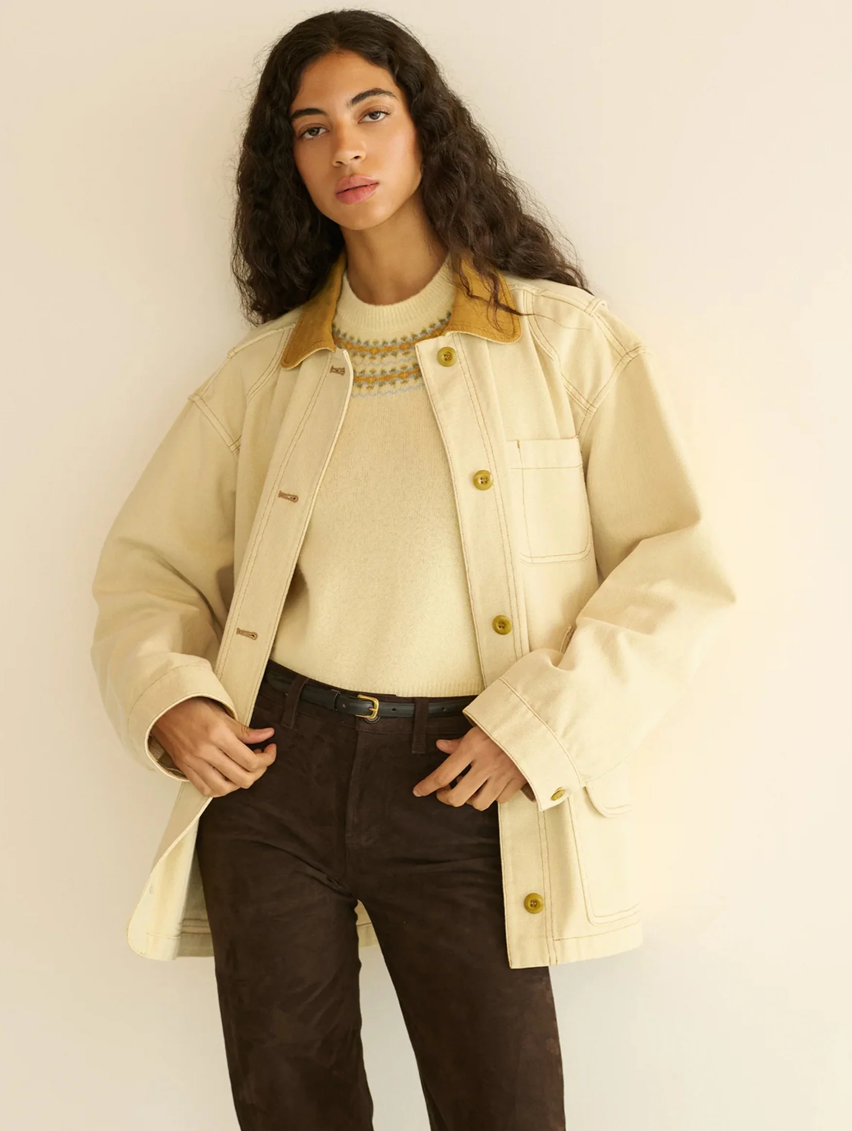 Pascual Jacket in Straw - Image 3