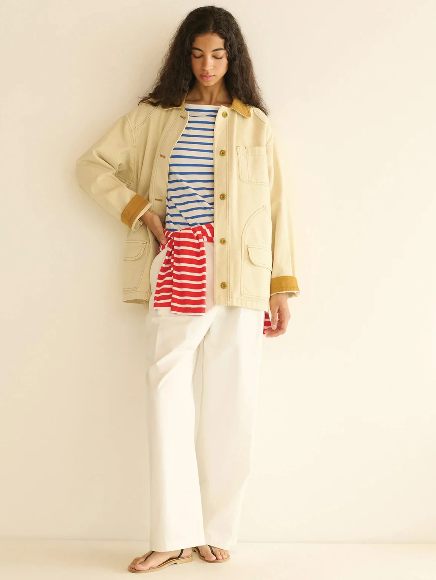 Pascual Jacket in Straw - Image 4