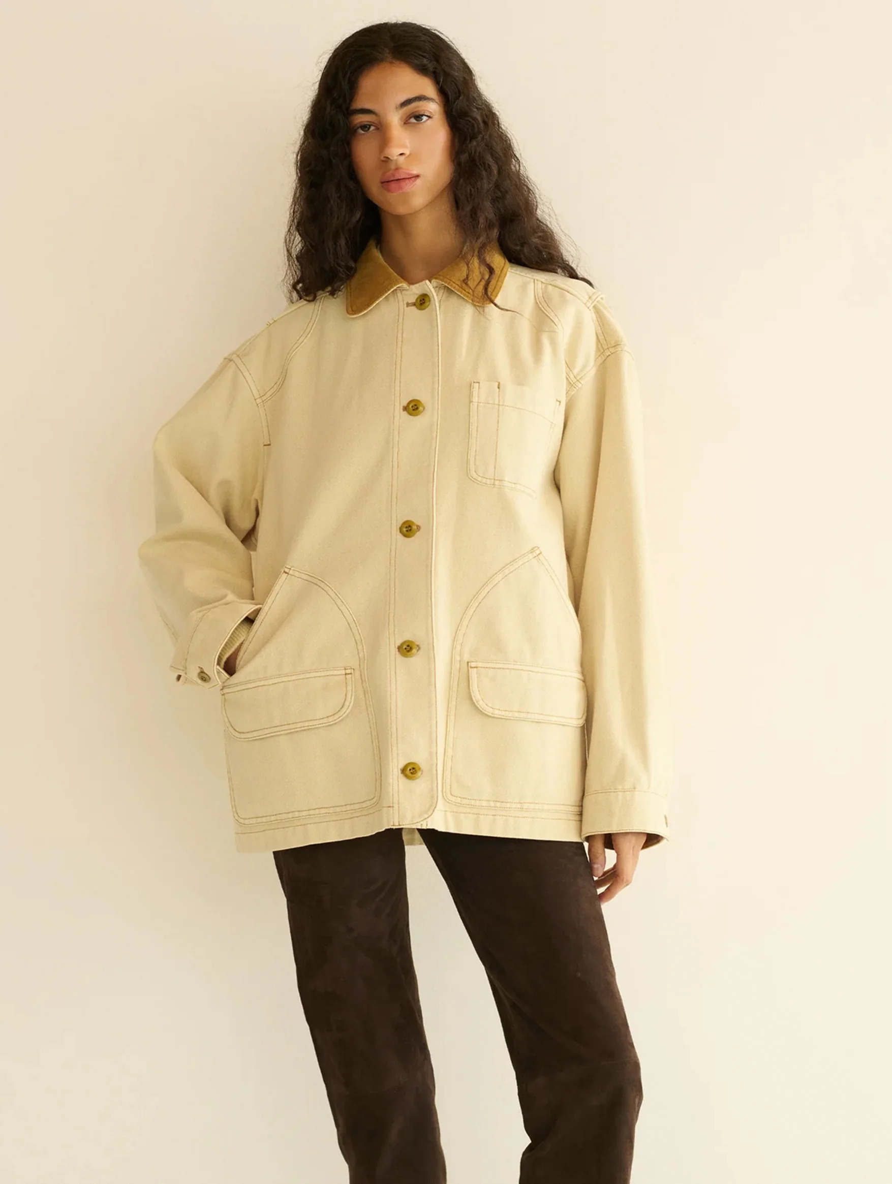 Pascual Jacket in Straw - Image 5