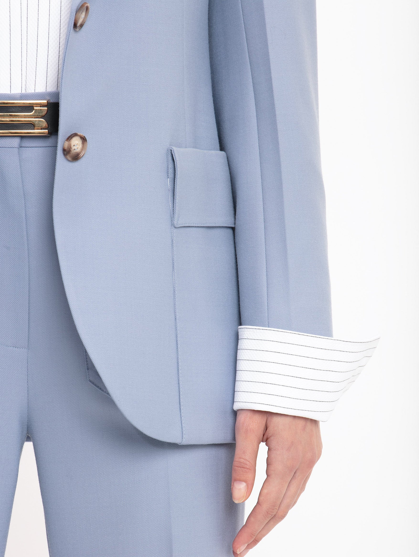 Patch Pocket Jacket in Bluebell - Image 5