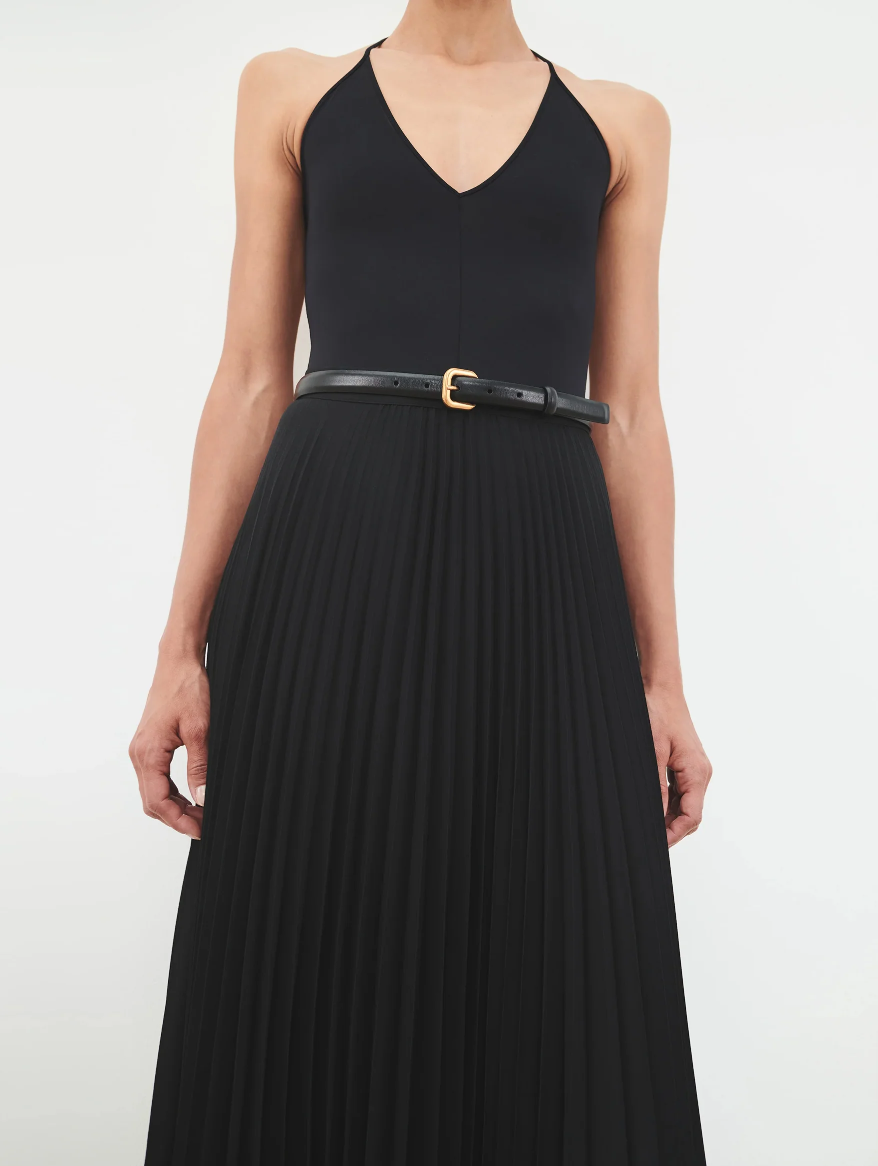 Pleated Skirt in Black - Image 5