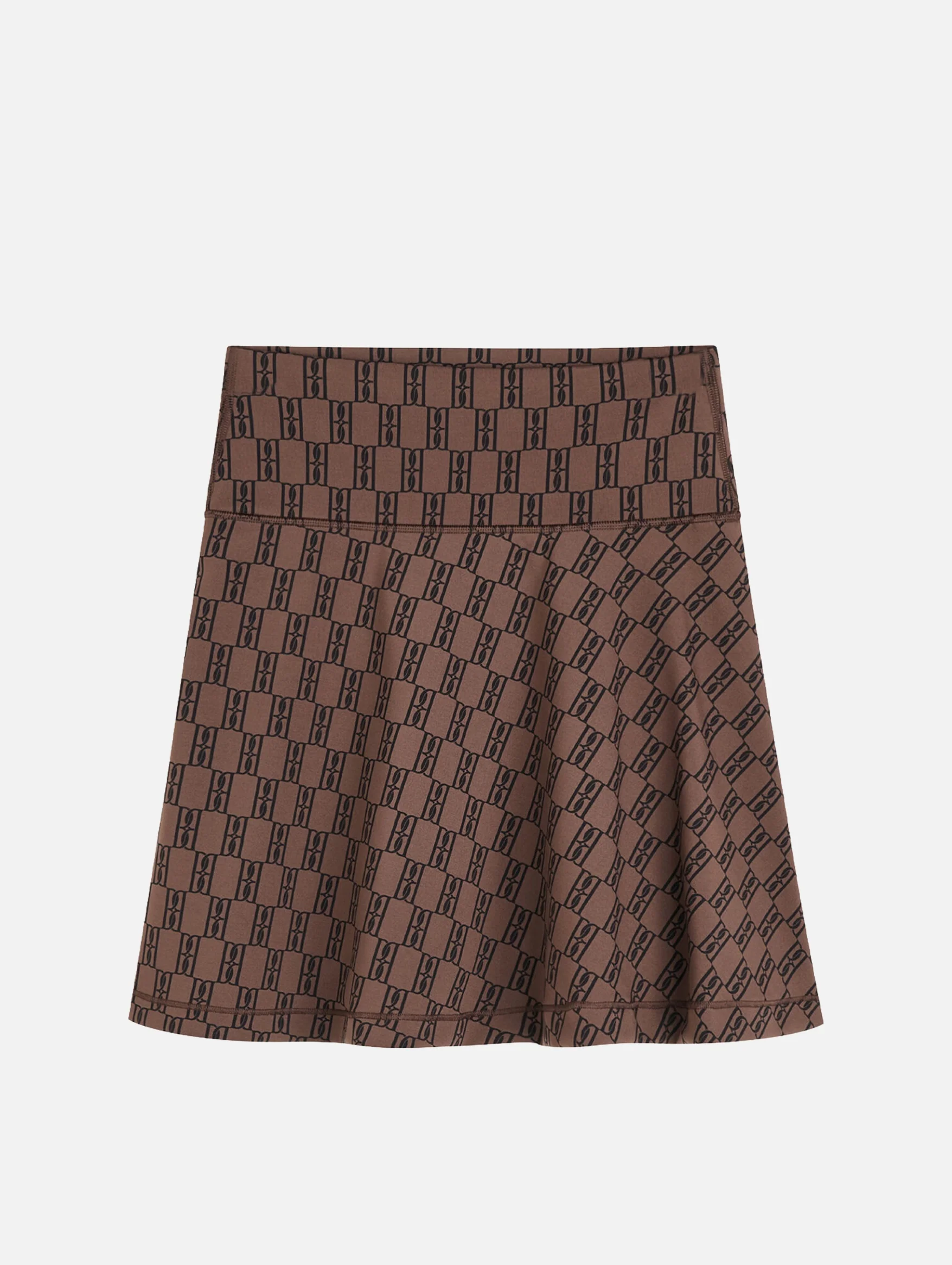 Pollyna Athletic Skirt in Dark Mahogany