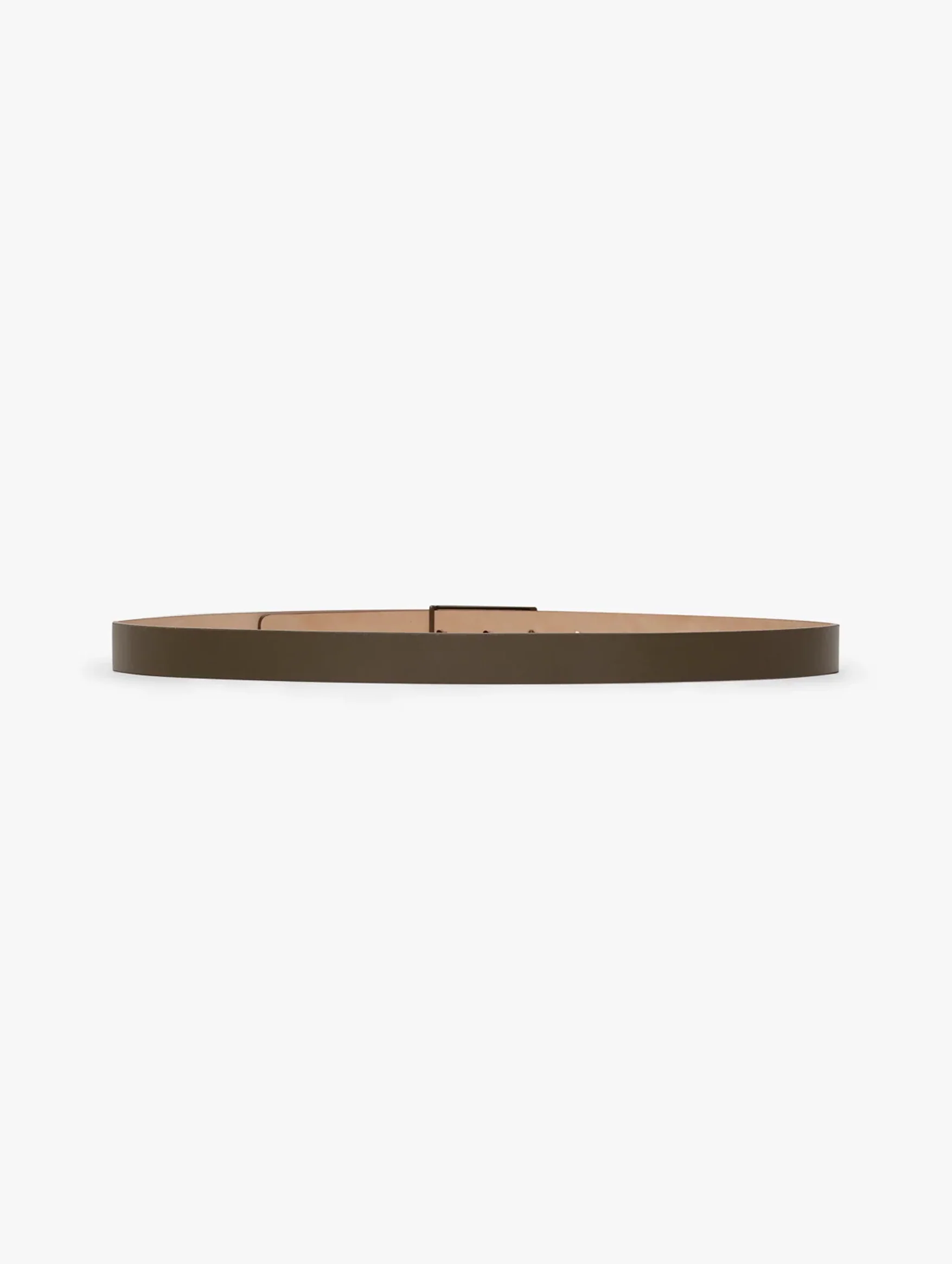 Regular Frame Tonal Belt in Khaki - Image 4