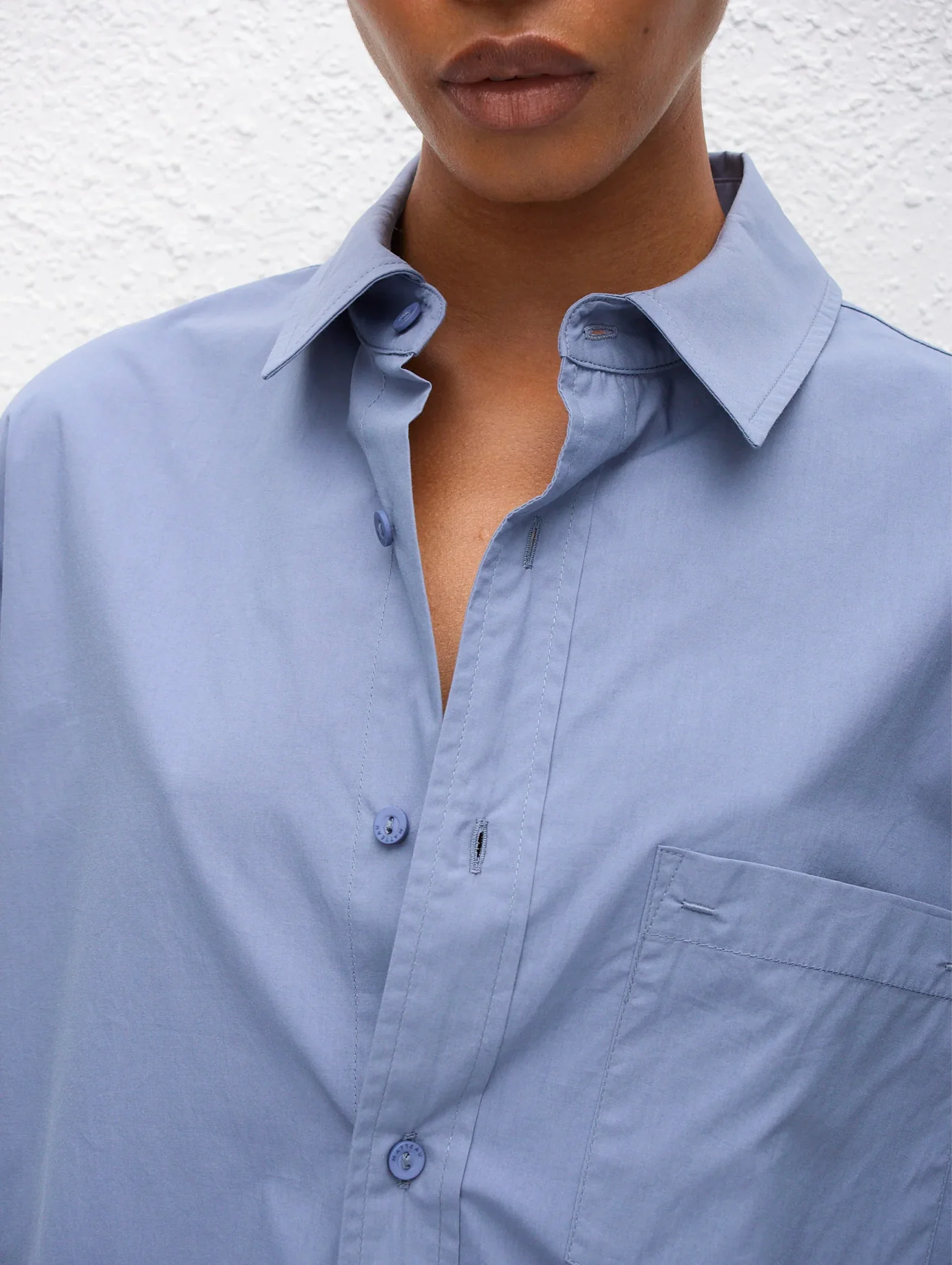 Relaxed Shirt in Steel - Image 3