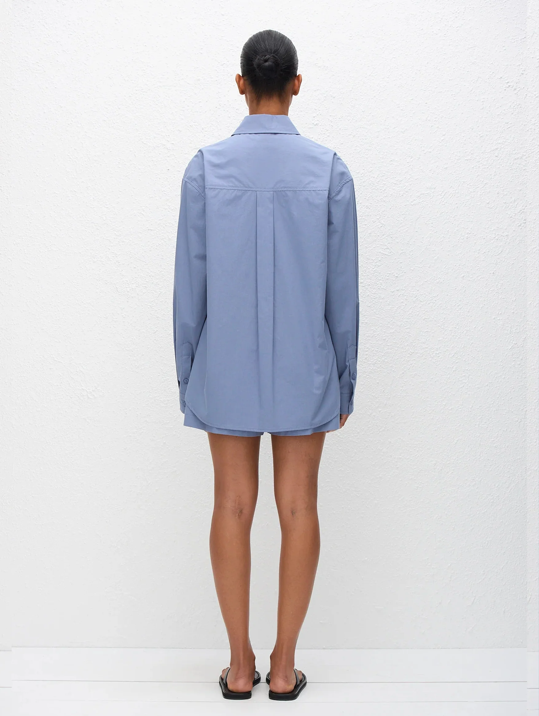 Relaxed Shirt in Steel - Image 5