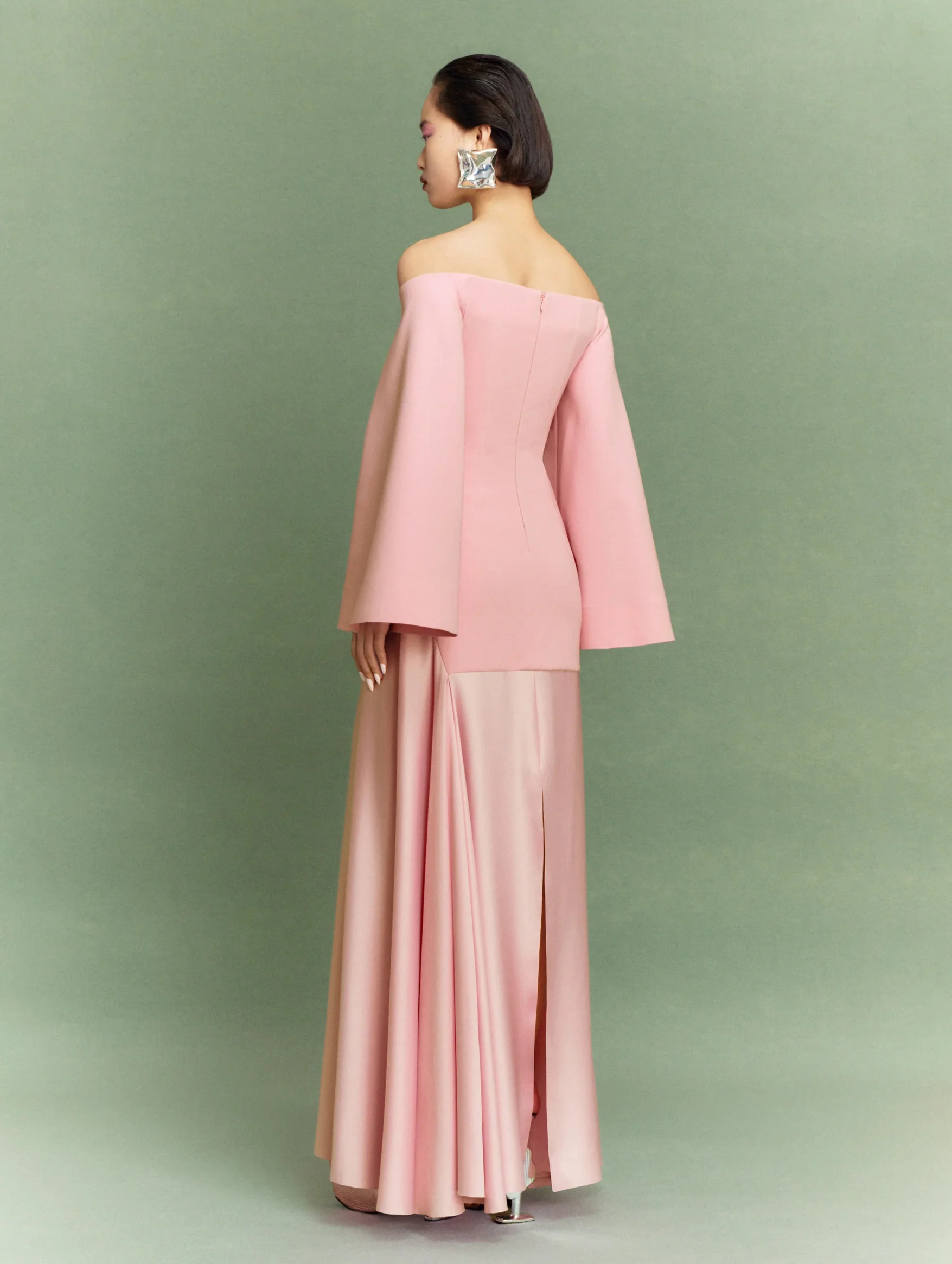 Rina Maxi Dress in Putty Pink - Image 3