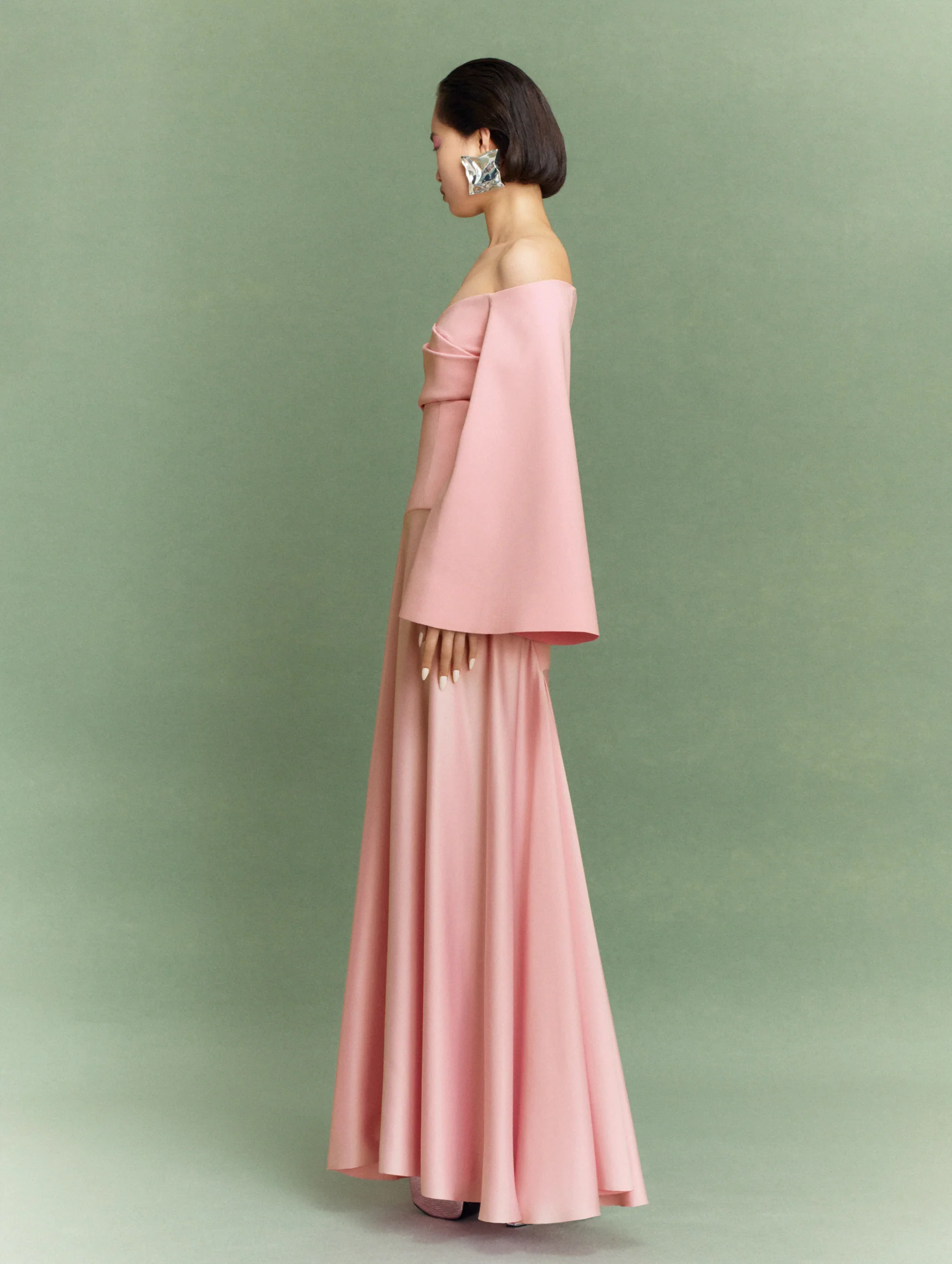 Rina Maxi Dress in Putty Pink - Image 4