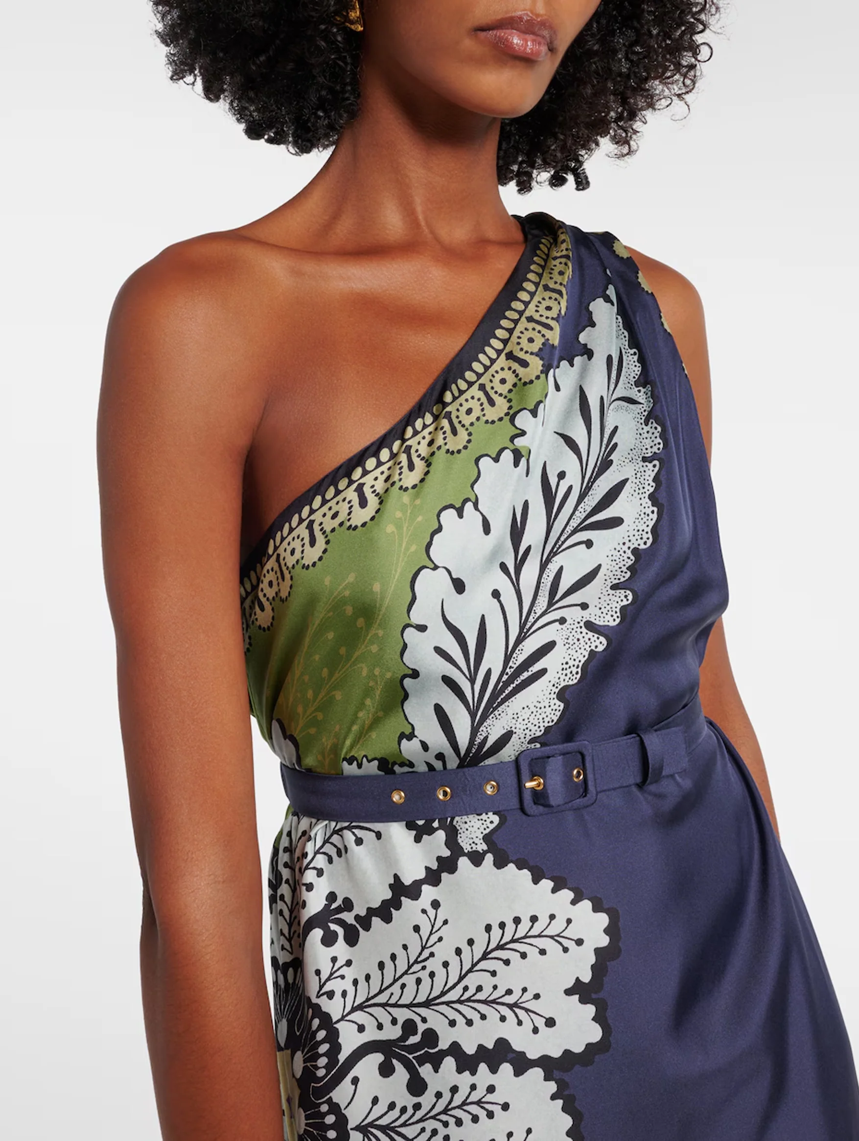 Roy Dress in Blue Bounty Placée - Image 4