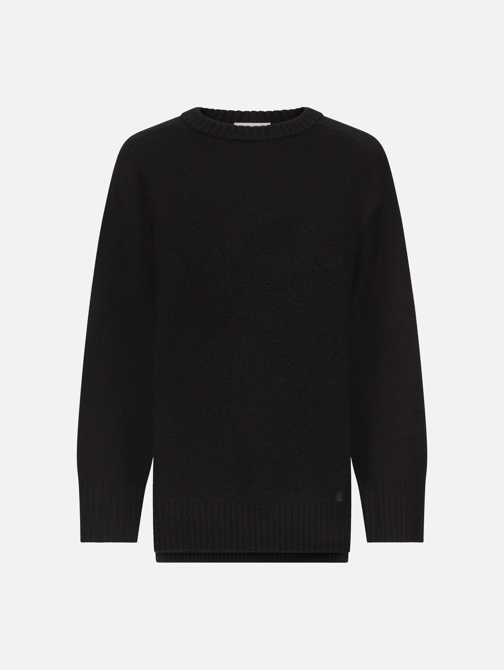 Safi Wool Long Sweater in Black