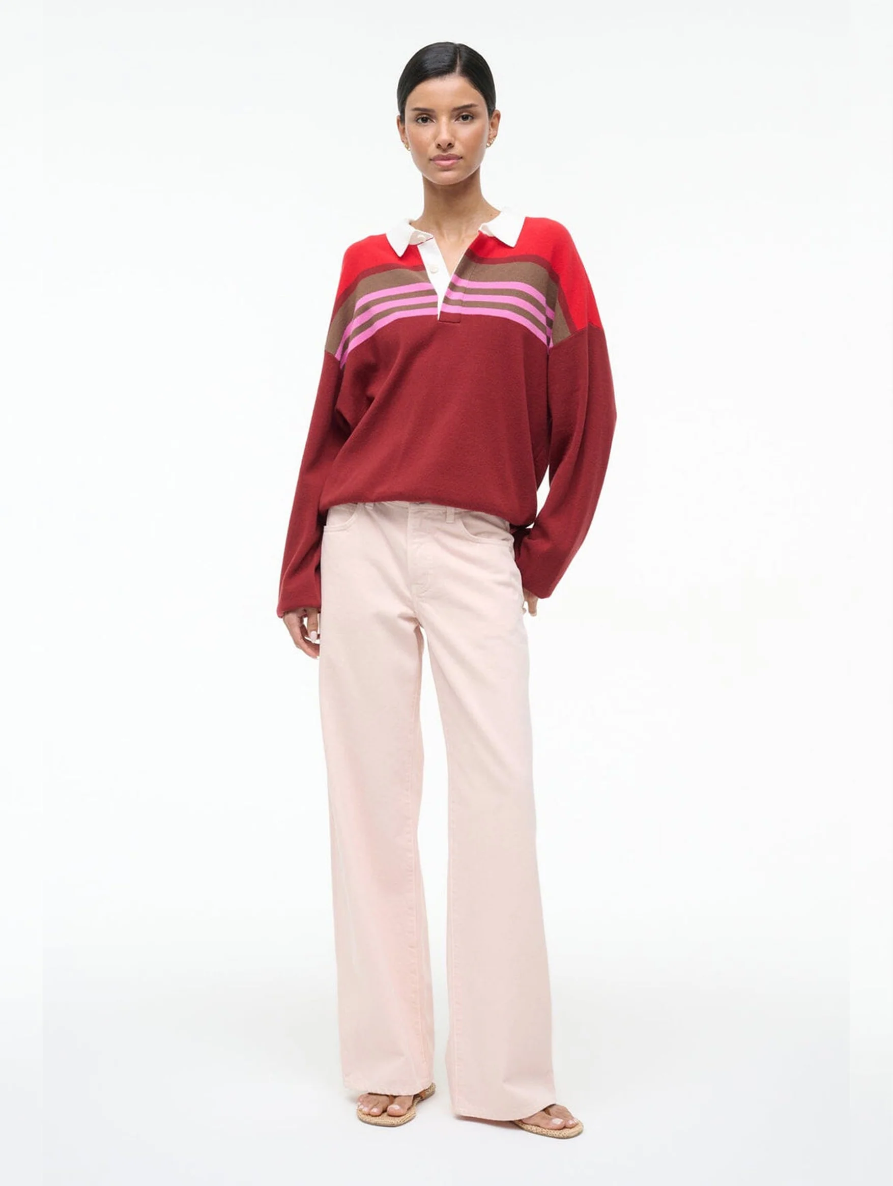 Sail Top Cardinal in Multi Stripe - Image 2