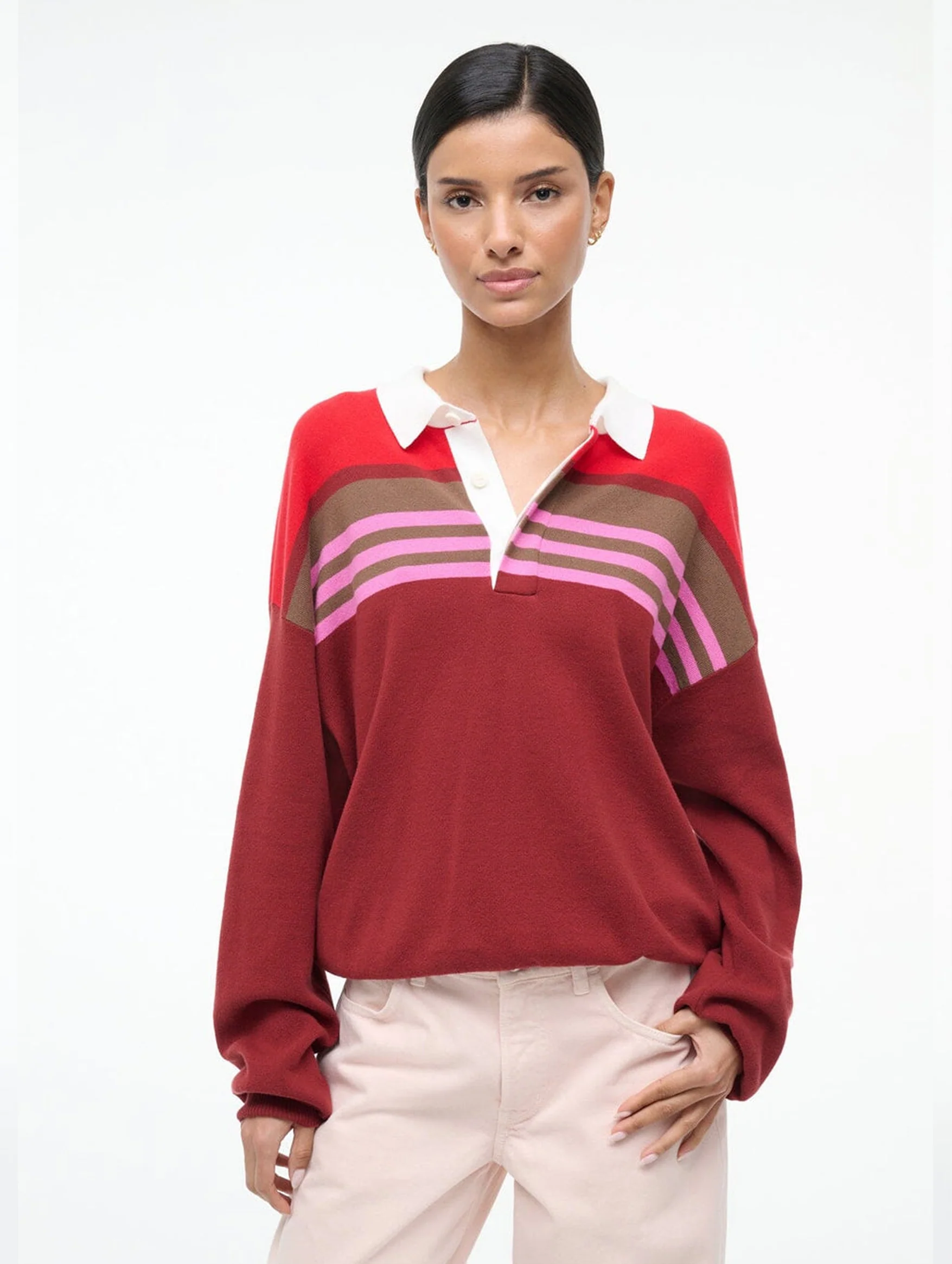 Sail Top Cardinal in Multi Stripe - Image 3