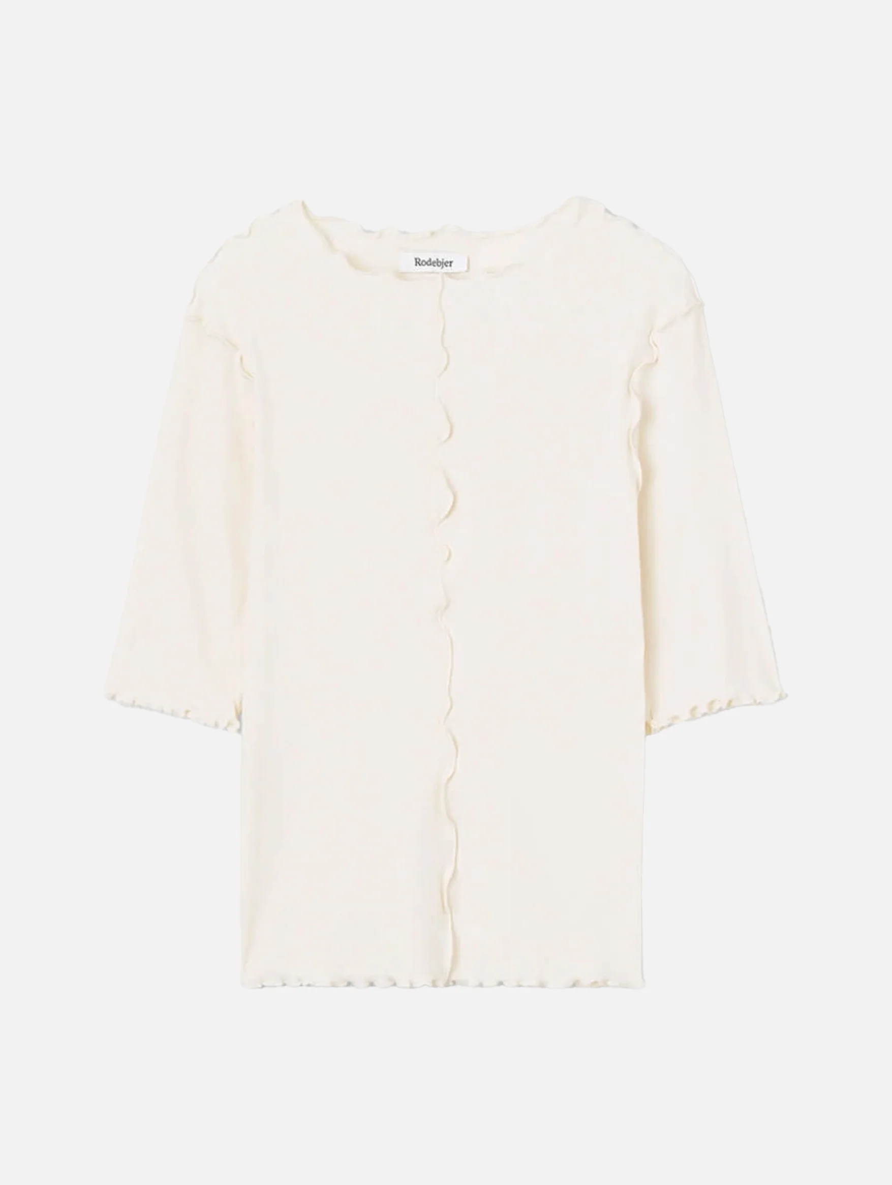 Samantha Rib Top in Off White