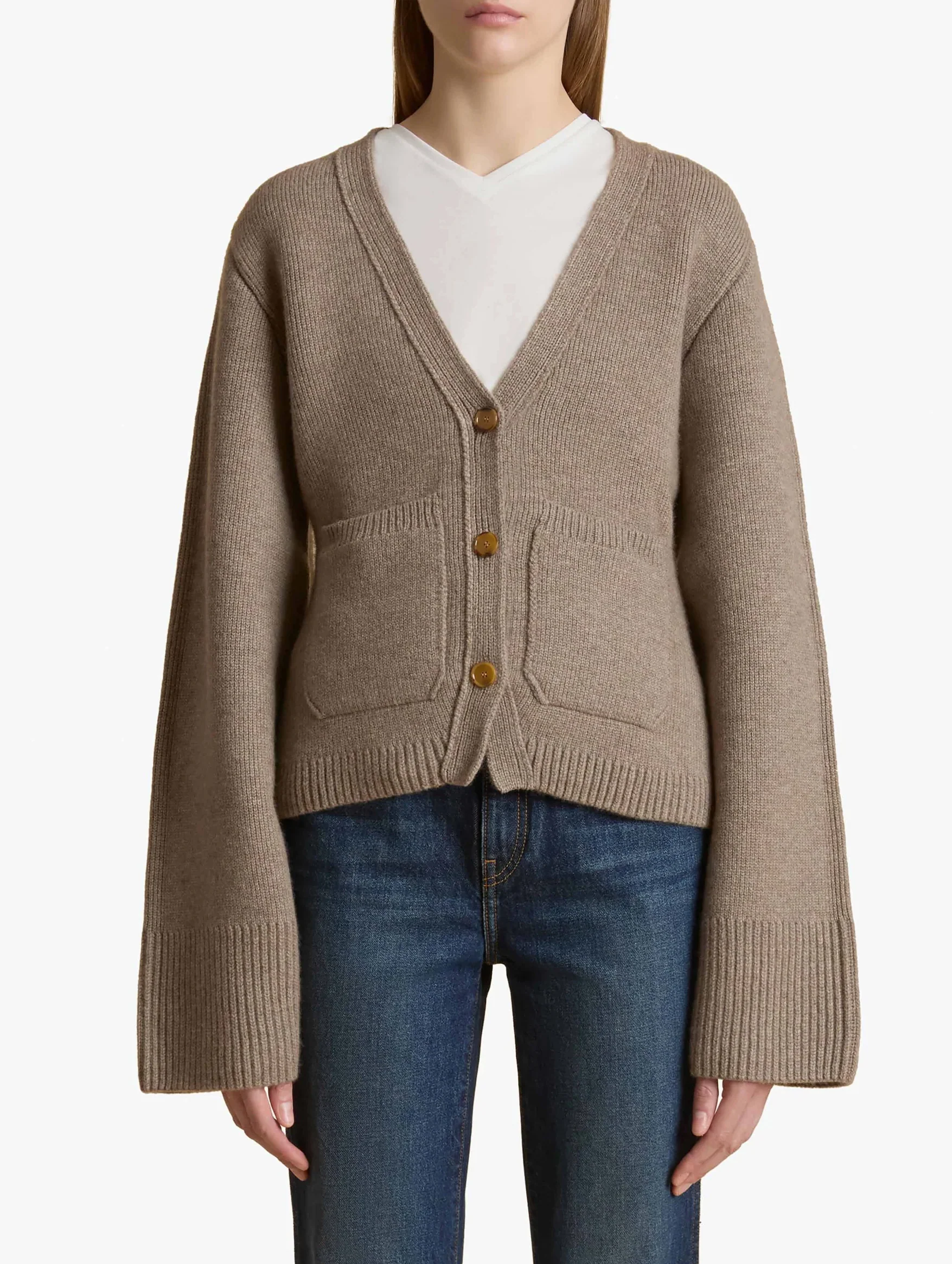 Scarlet Cardigan in Barley - Image 3
