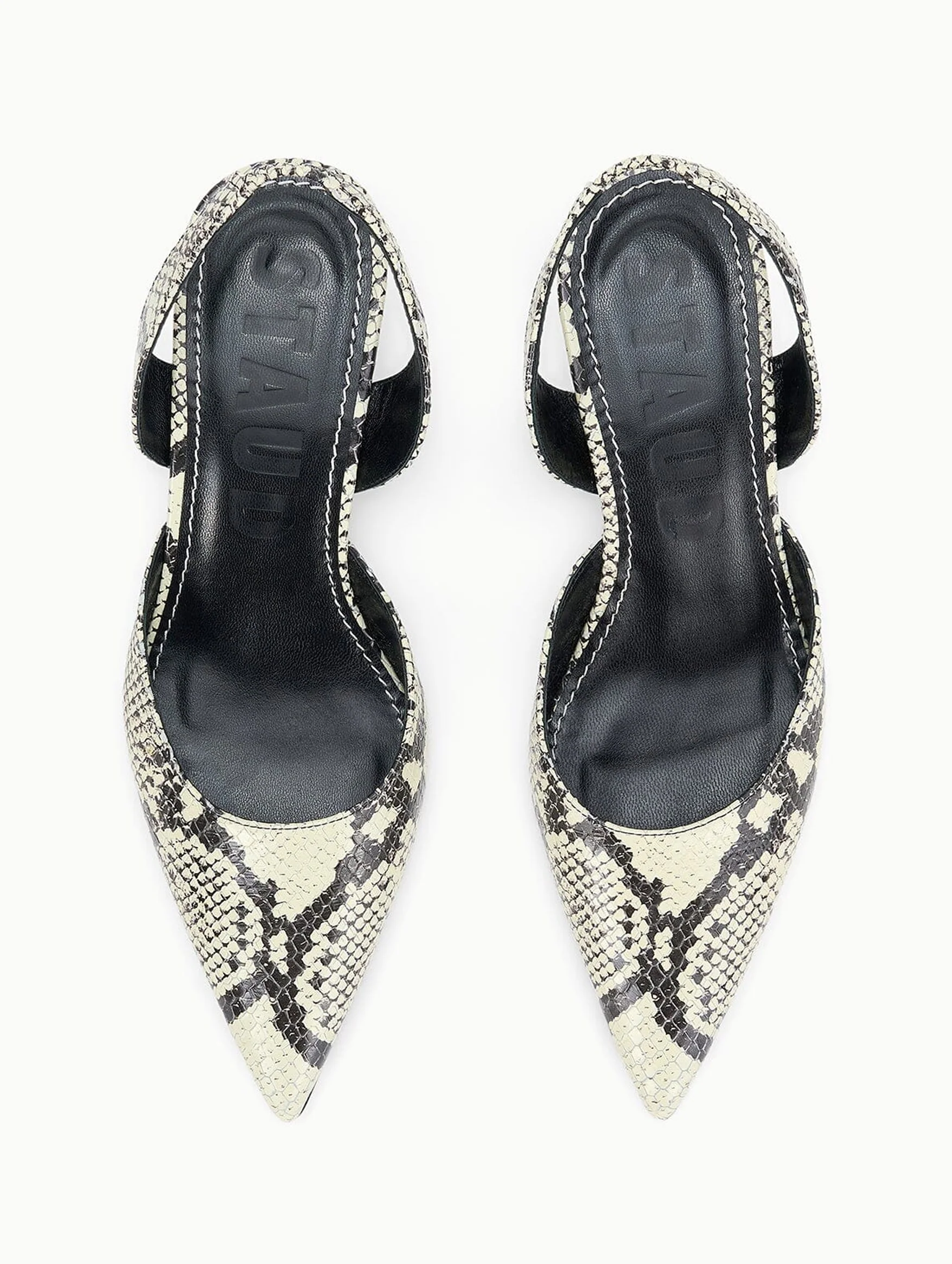 Sebastian Slingback in White Snake - Image 4