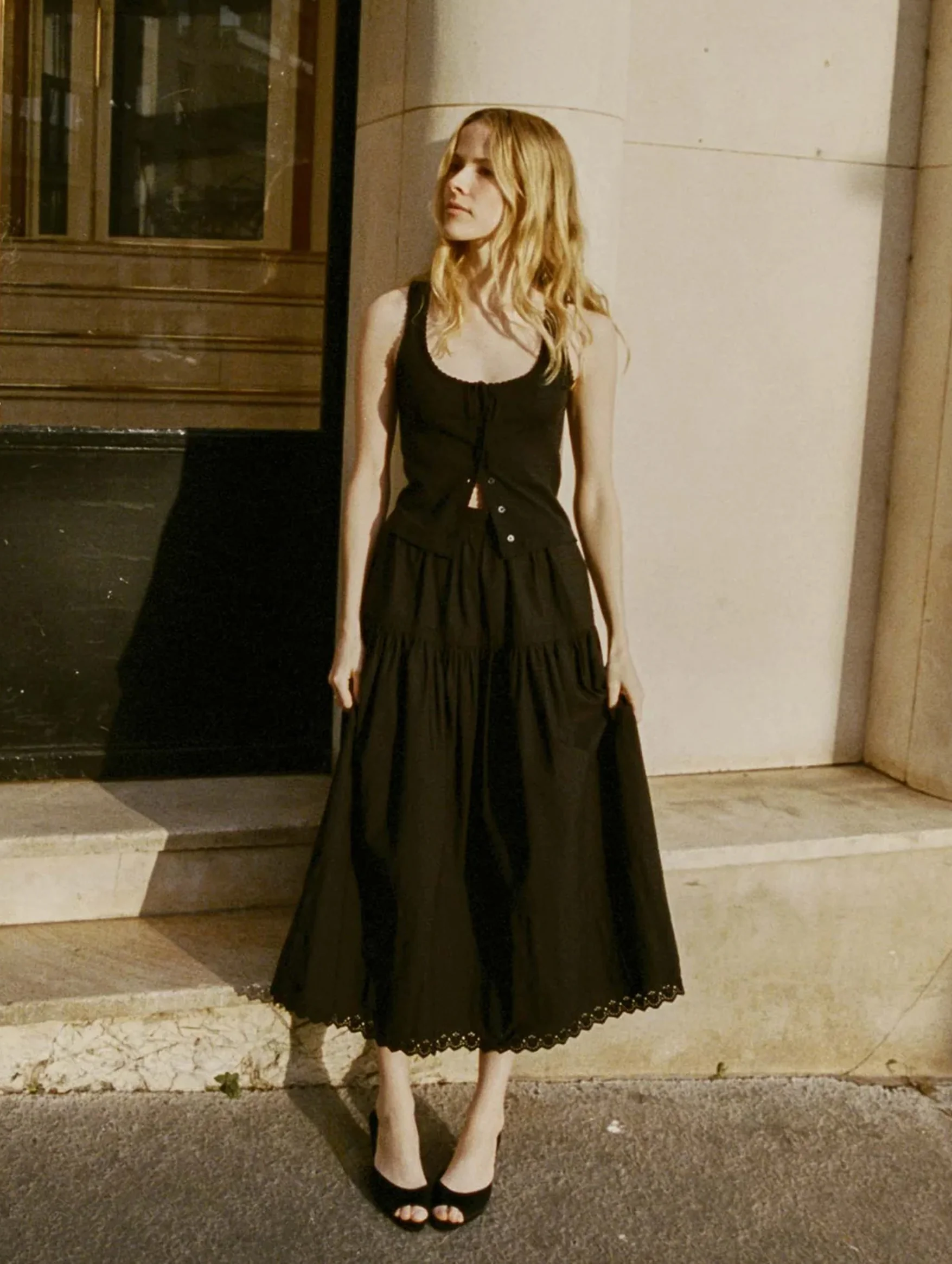 Sebastiane Skirt in Black - Image 2
