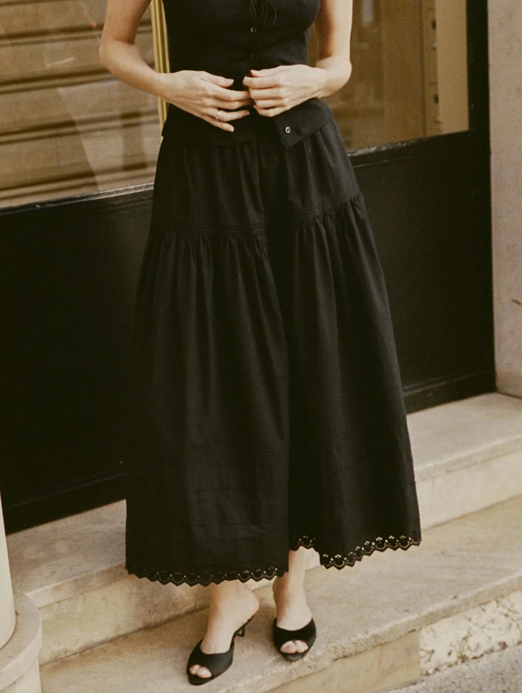 Sebastiane Skirt in Black - Image 3