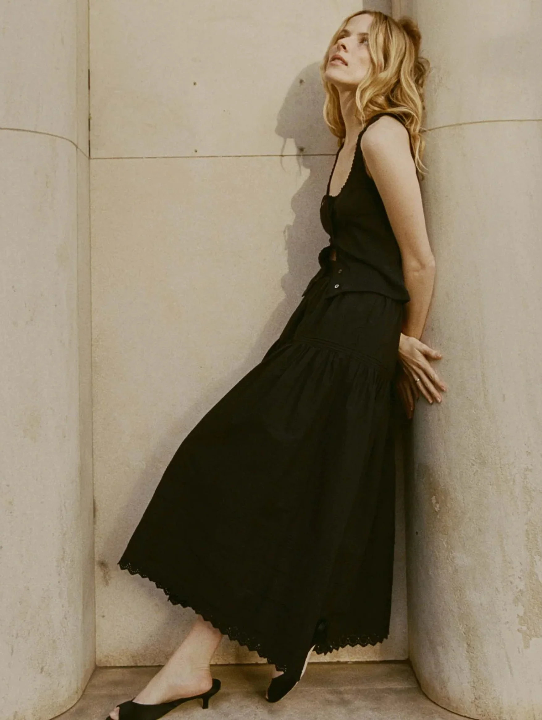 Sebastiane Skirt in Black - Image 4