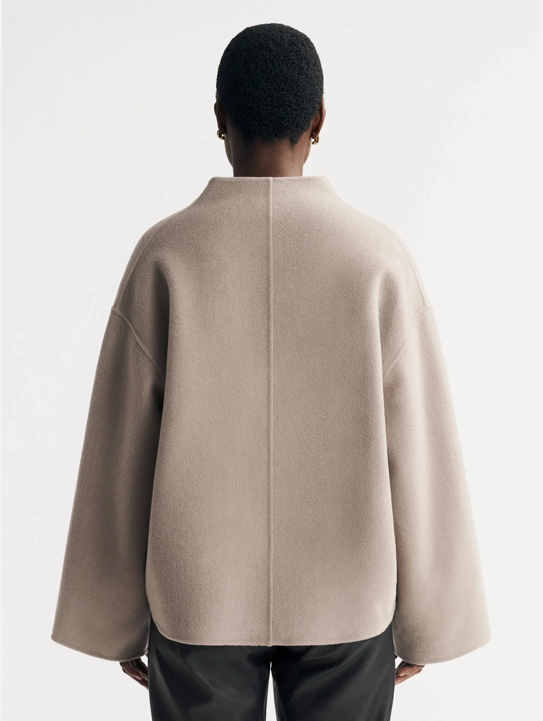 Signature Short Jacket in Dark Sand - Image 5