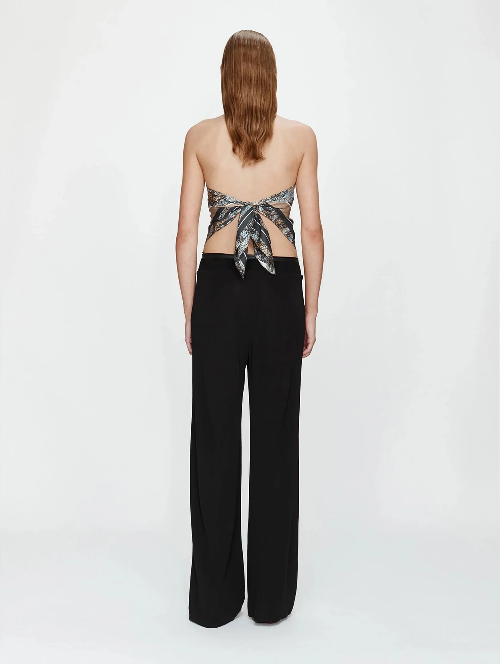 Silk Scarf in Serpent Print - Image 4