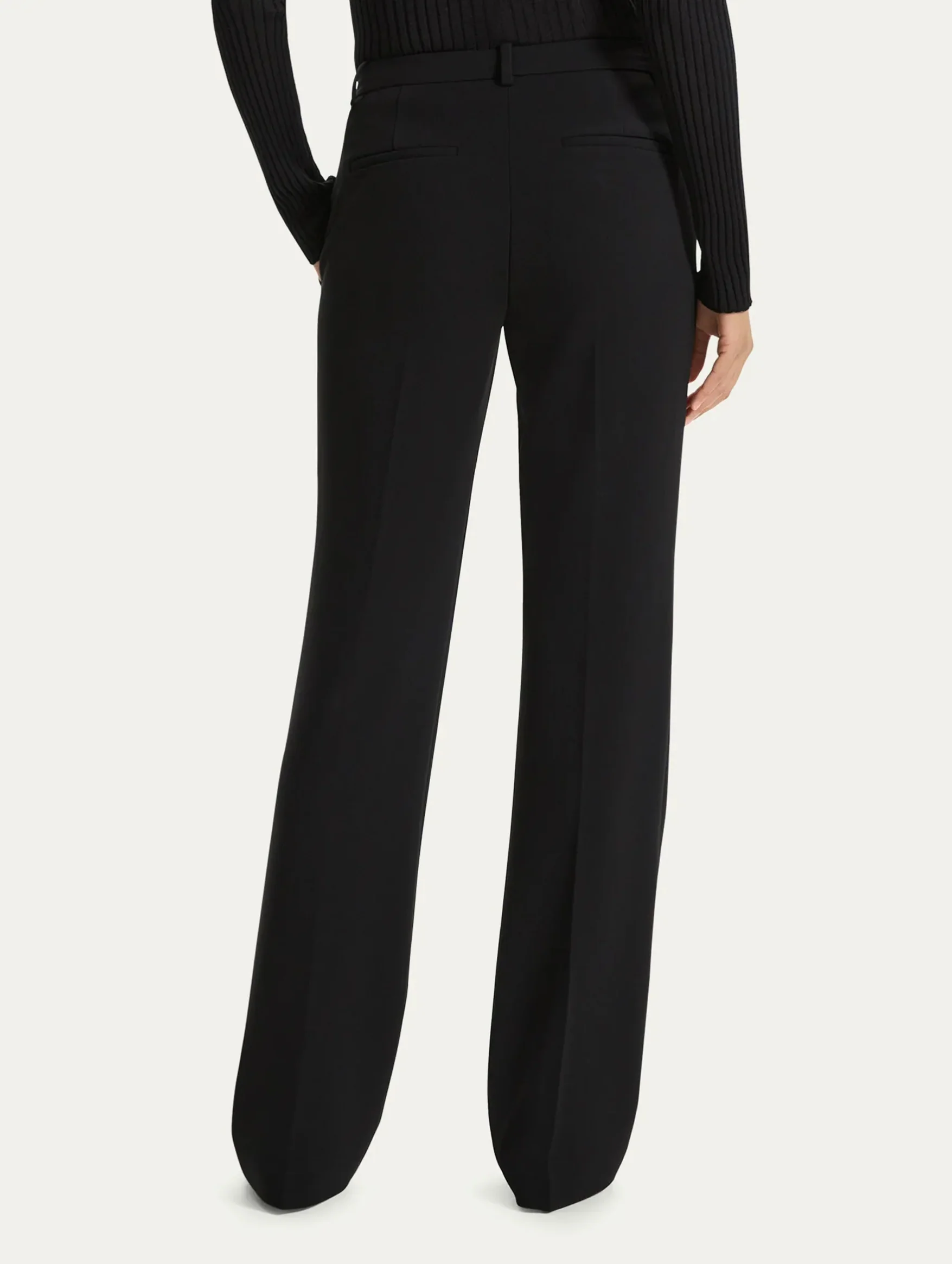 Slim Admiral Crepe Trouser in Black - Image 5