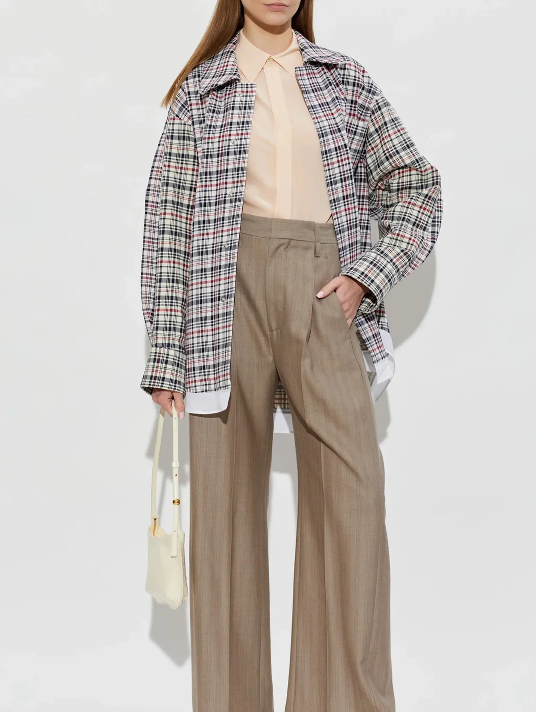 Slim Pyjama Shirt in Blossom - Image 3