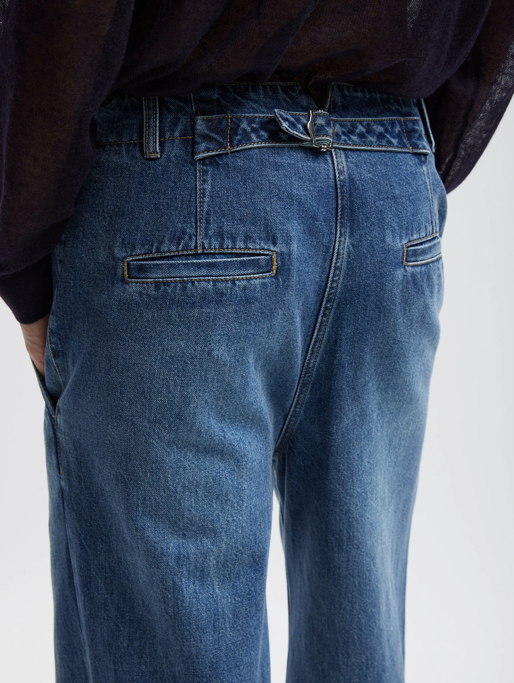 Spring Denim Regular Barry Jean in Classic Blue - Image 3