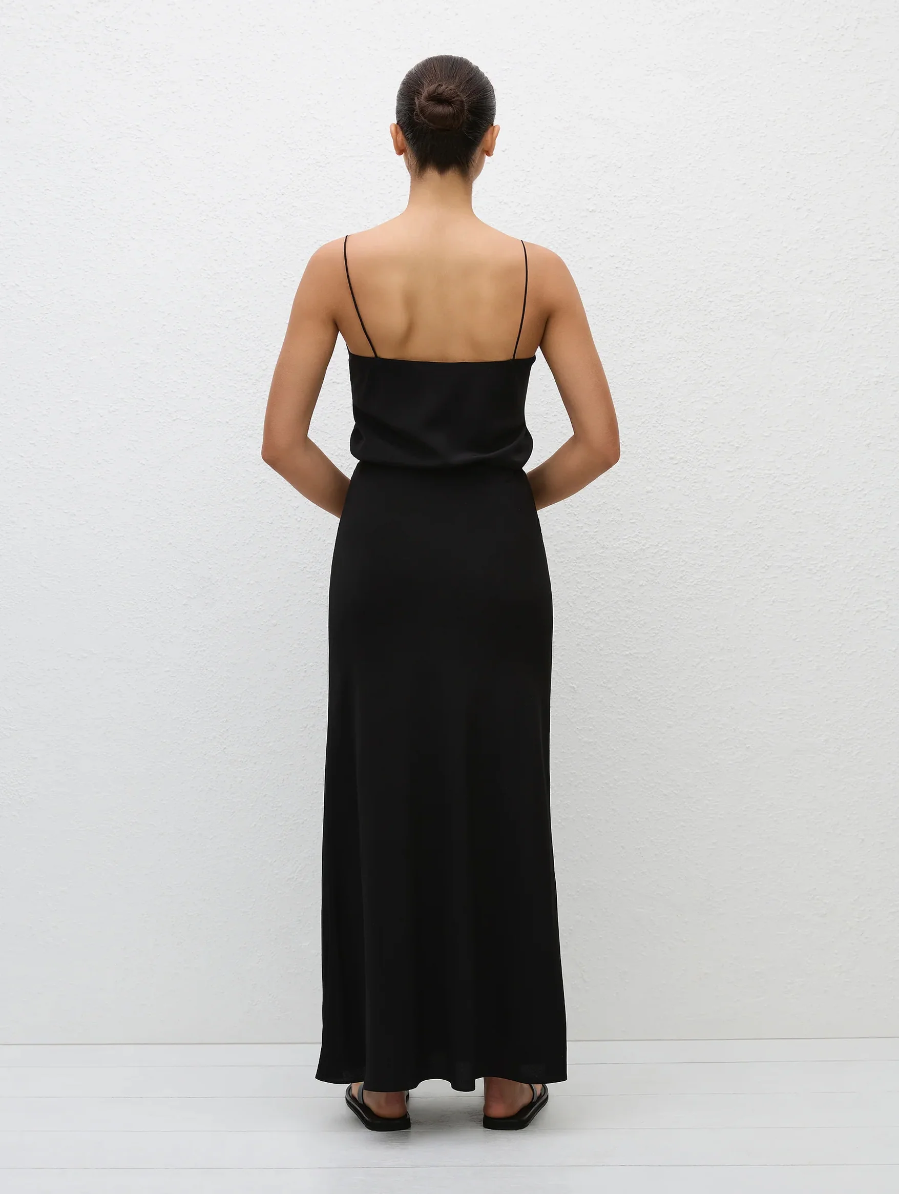 Square Camisole in Black - Image 3