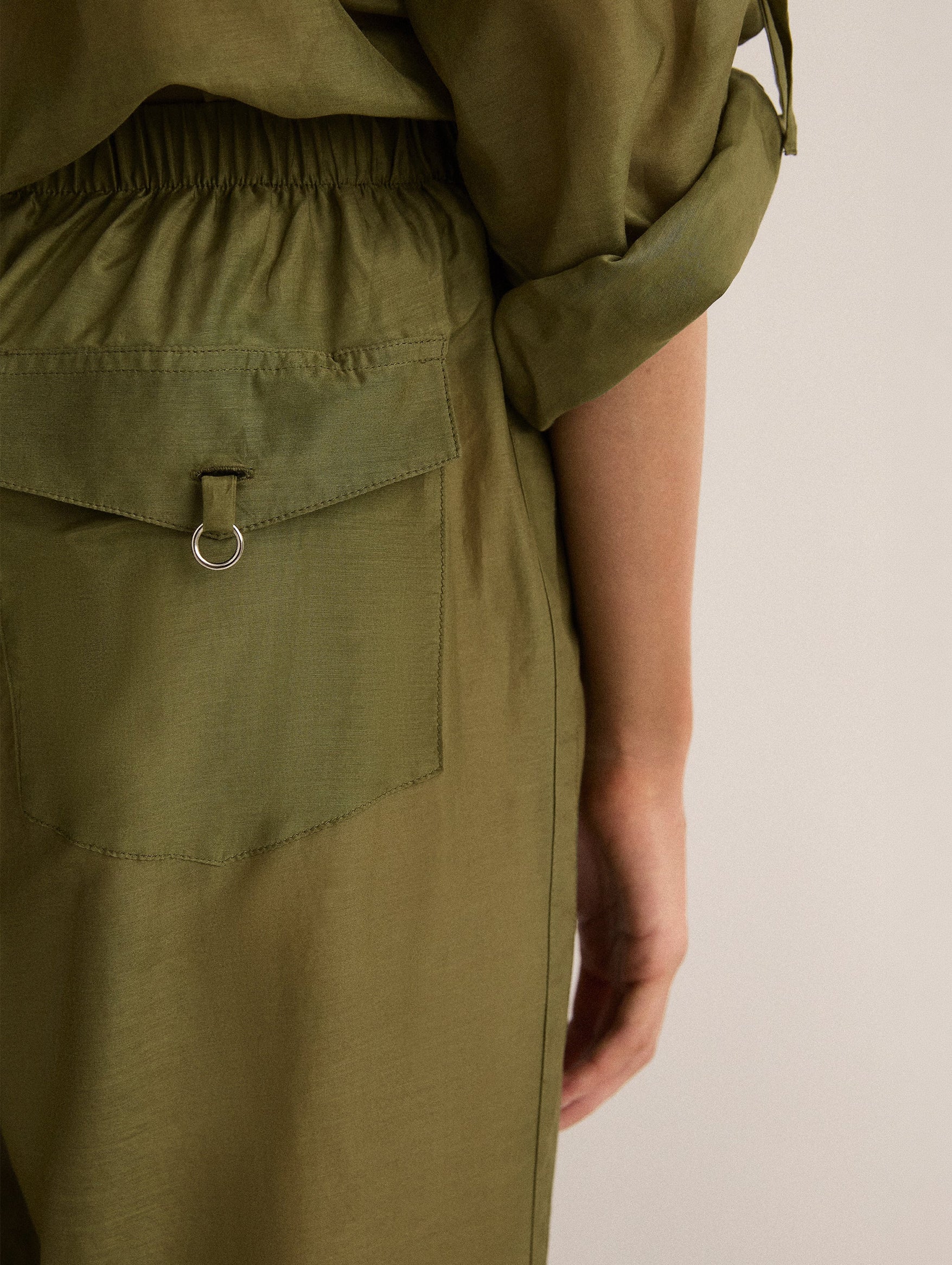 Straight Pant in Safari Green - Image 3