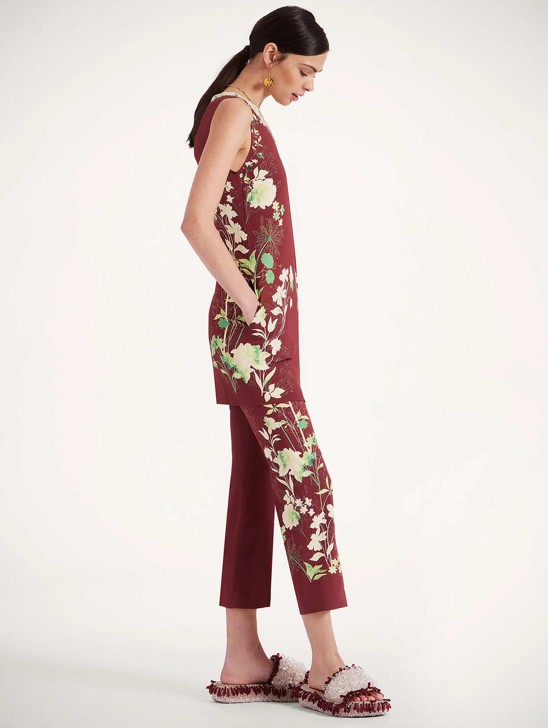 Stretch Tunic in Woodland Placée - Image 5