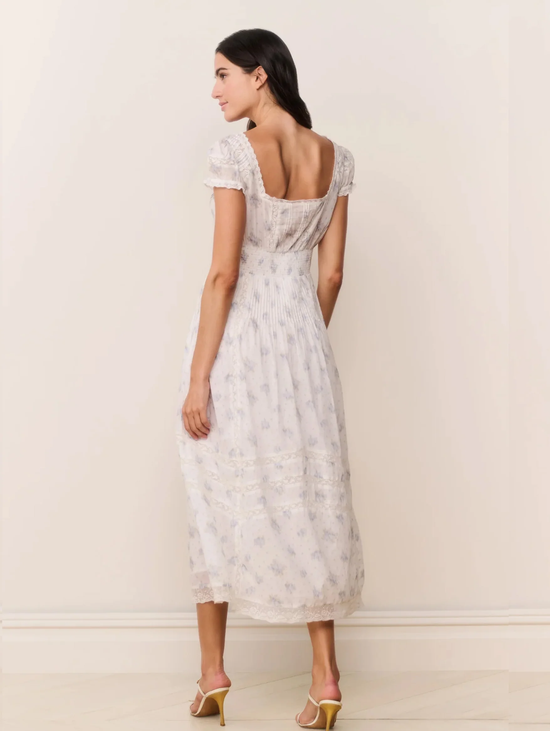 Suvi Cotton Dress in Arctic Vanilla - Image 5