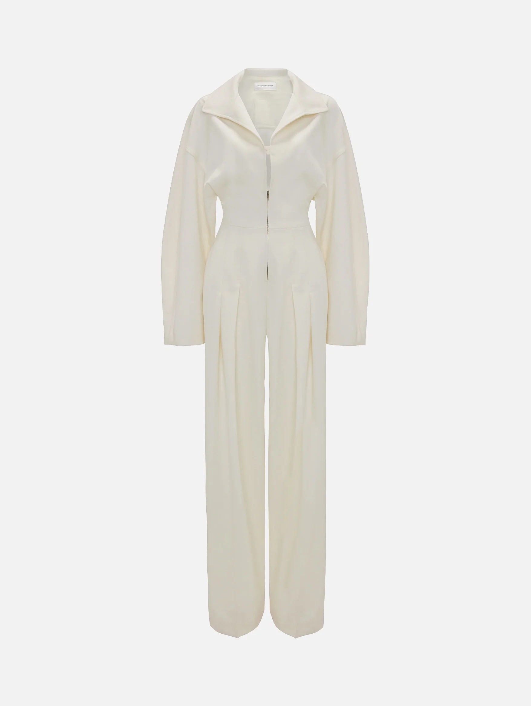 Tab Detail Jumpsuit in Ivory
