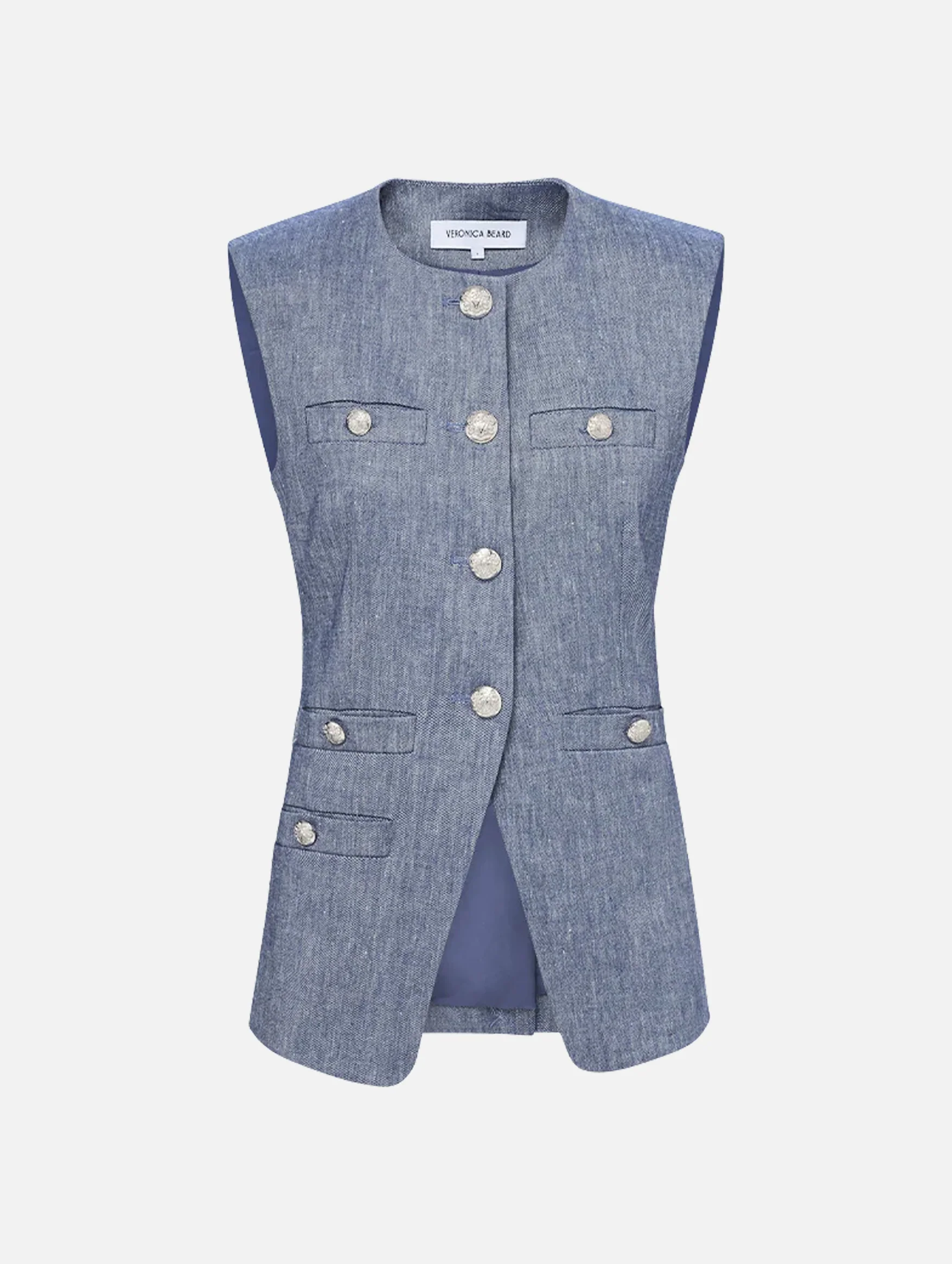 Tamara Vest in Blue Melange