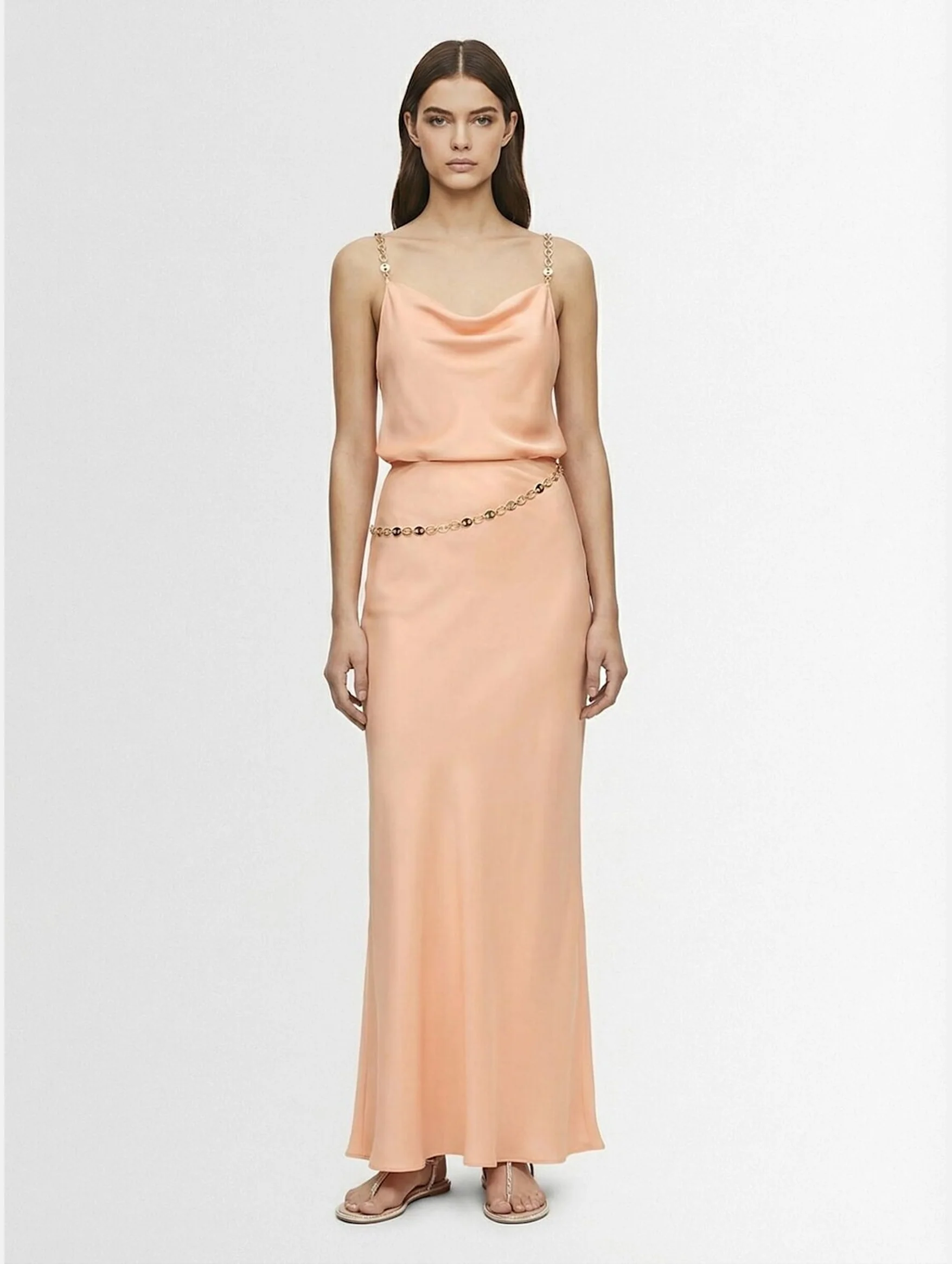 Tank Top in Salmon Pink - Image 2
