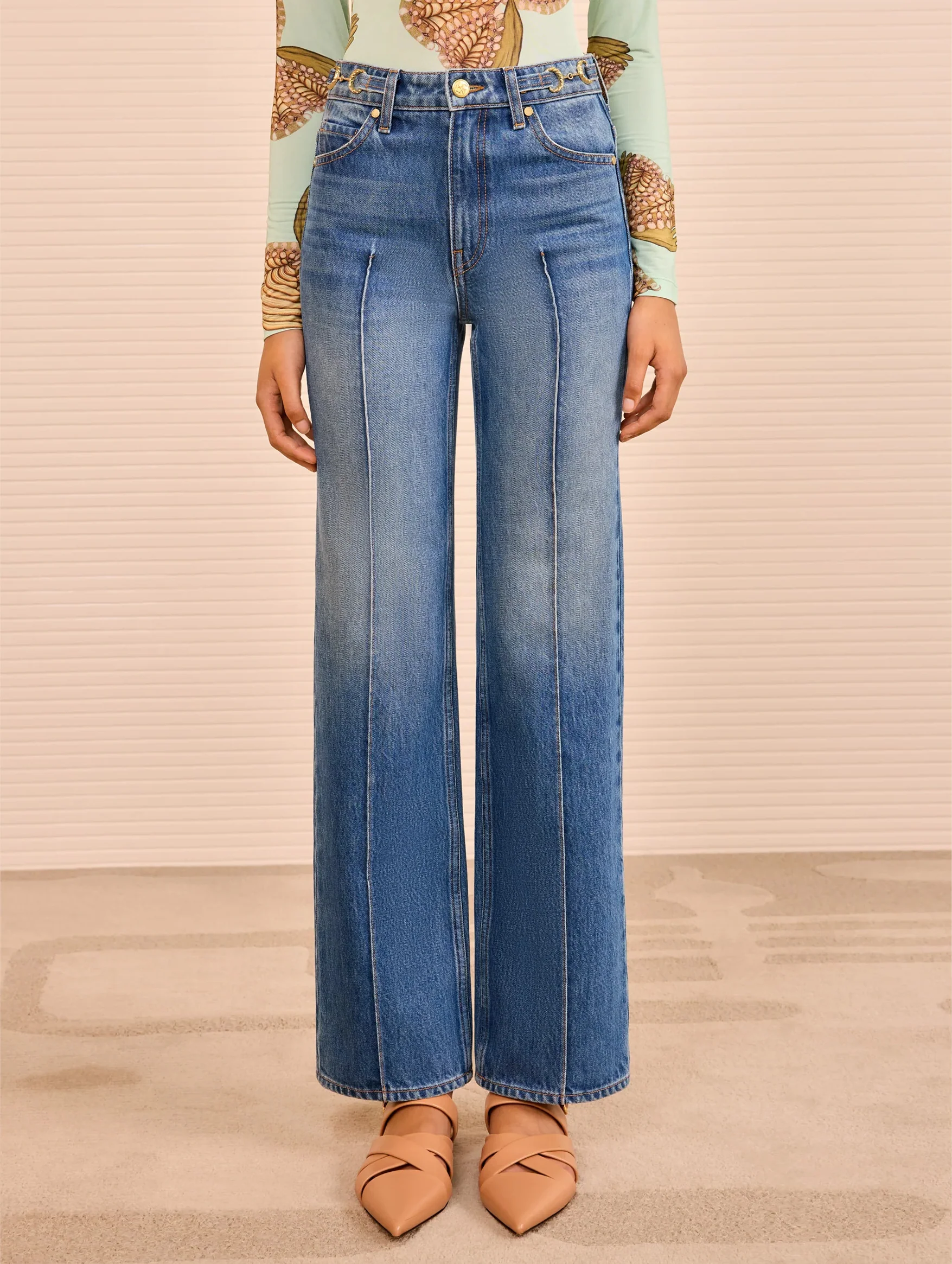 The Agatha Jean in Danube Denim - Image 3