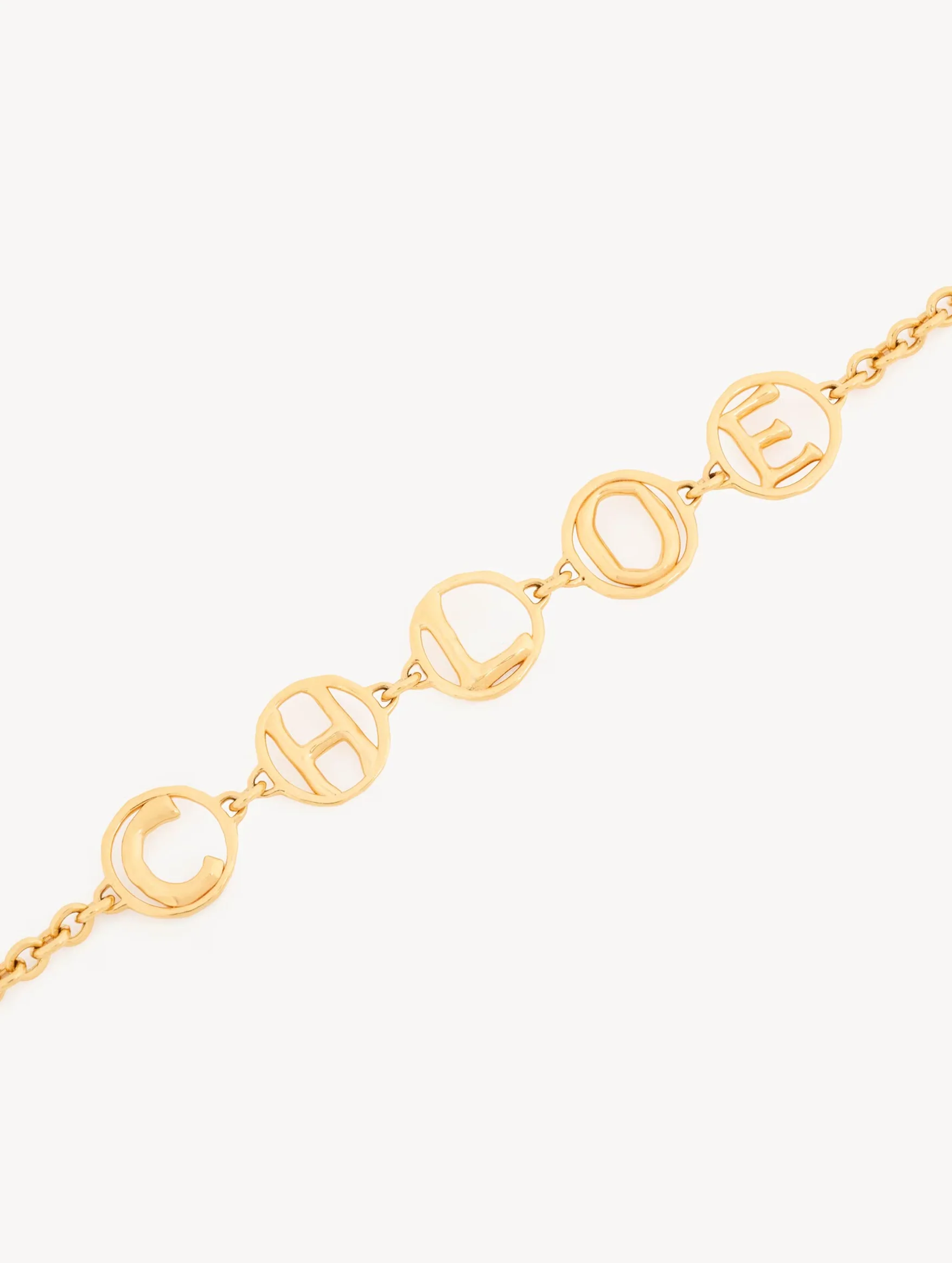 The Chloé Script Choker in Vintage Gold - Image 3