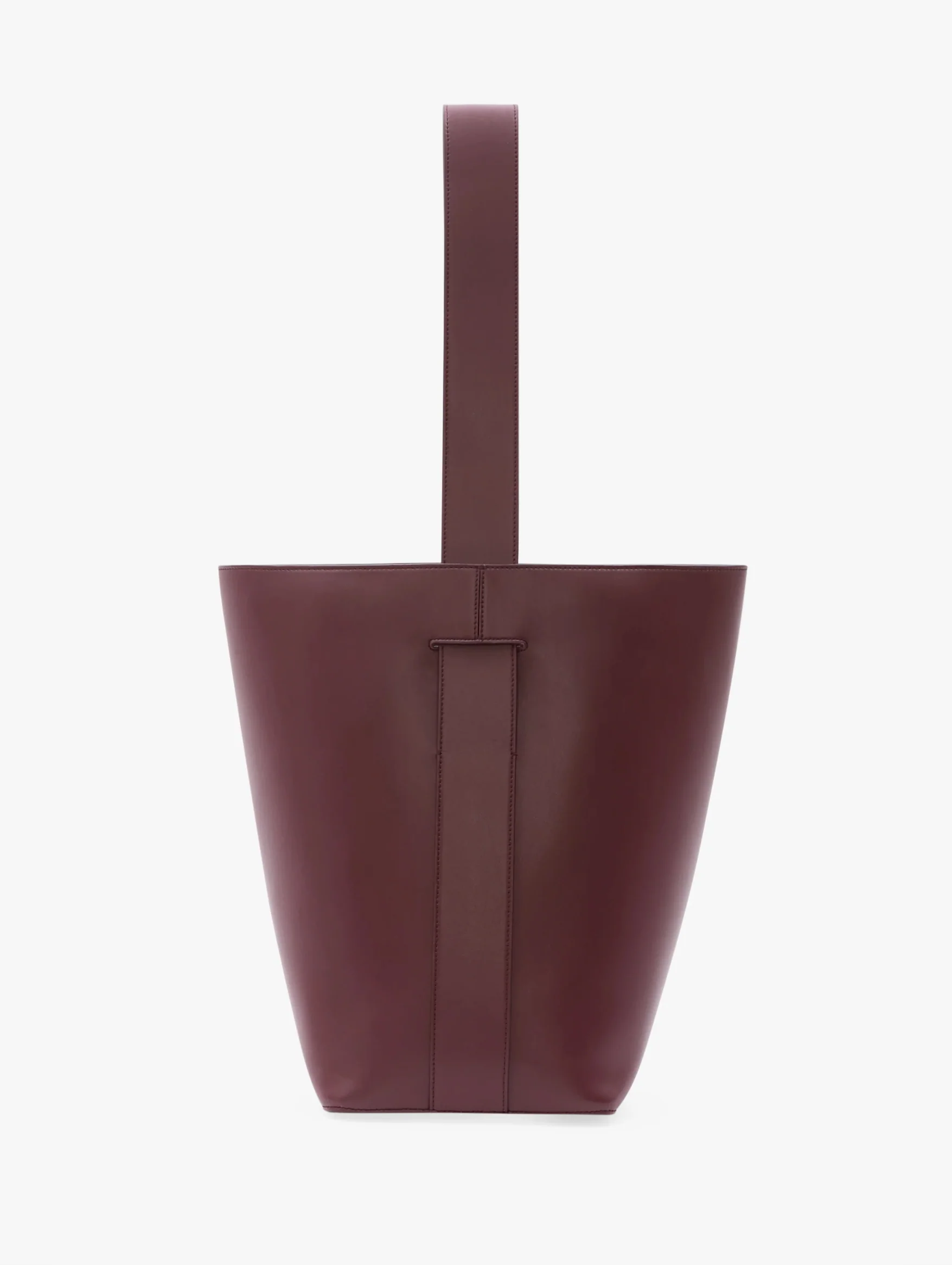 The Dia Bucket Bag in Dark Burgundy - Image 4