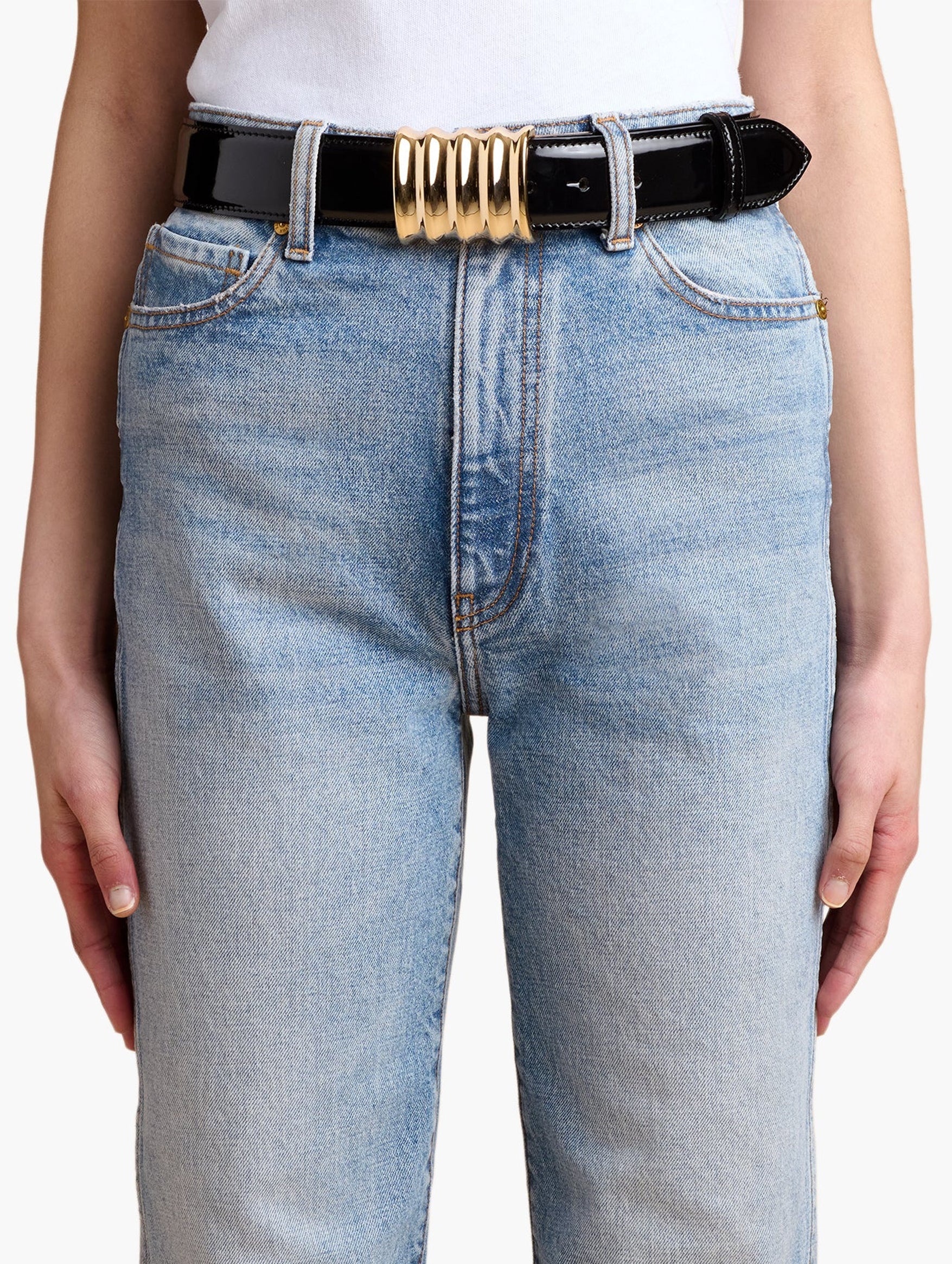 The Julius Black Belt in Gold - Image 3
