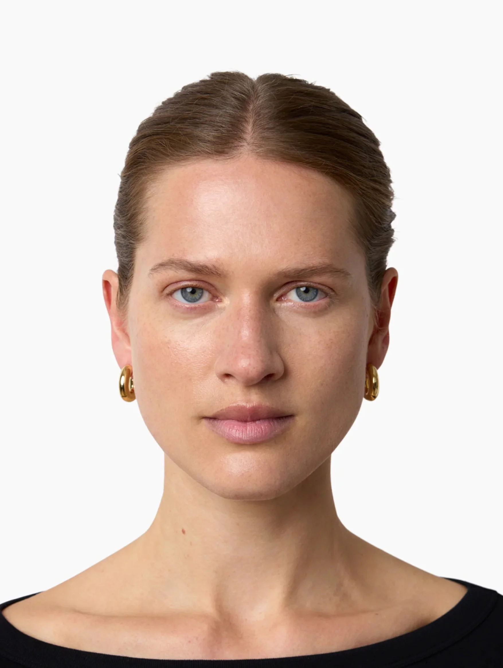 The Rose Earrings in Gold - Image 3
