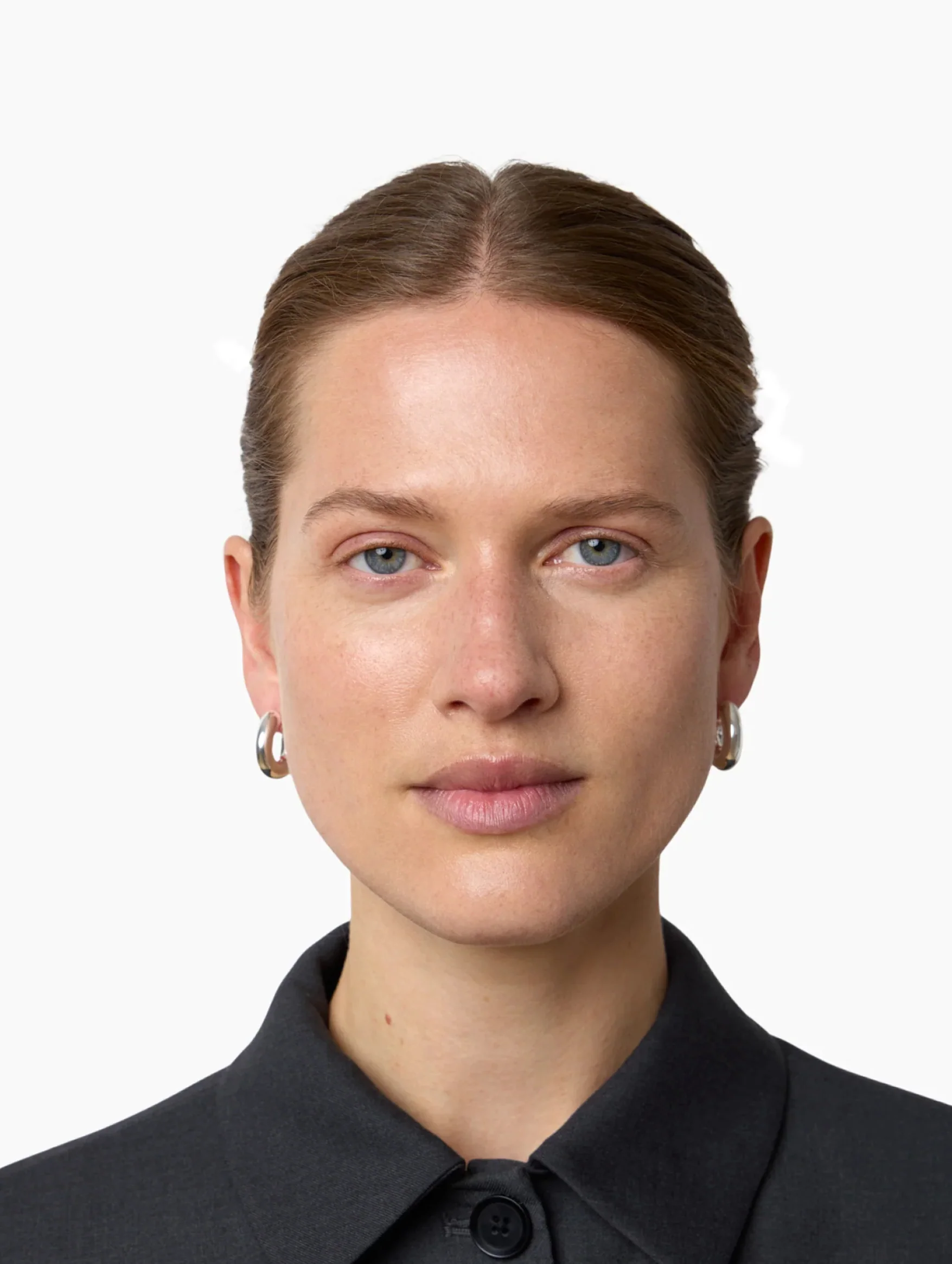 The Rose Earrings in Silver - Image 3