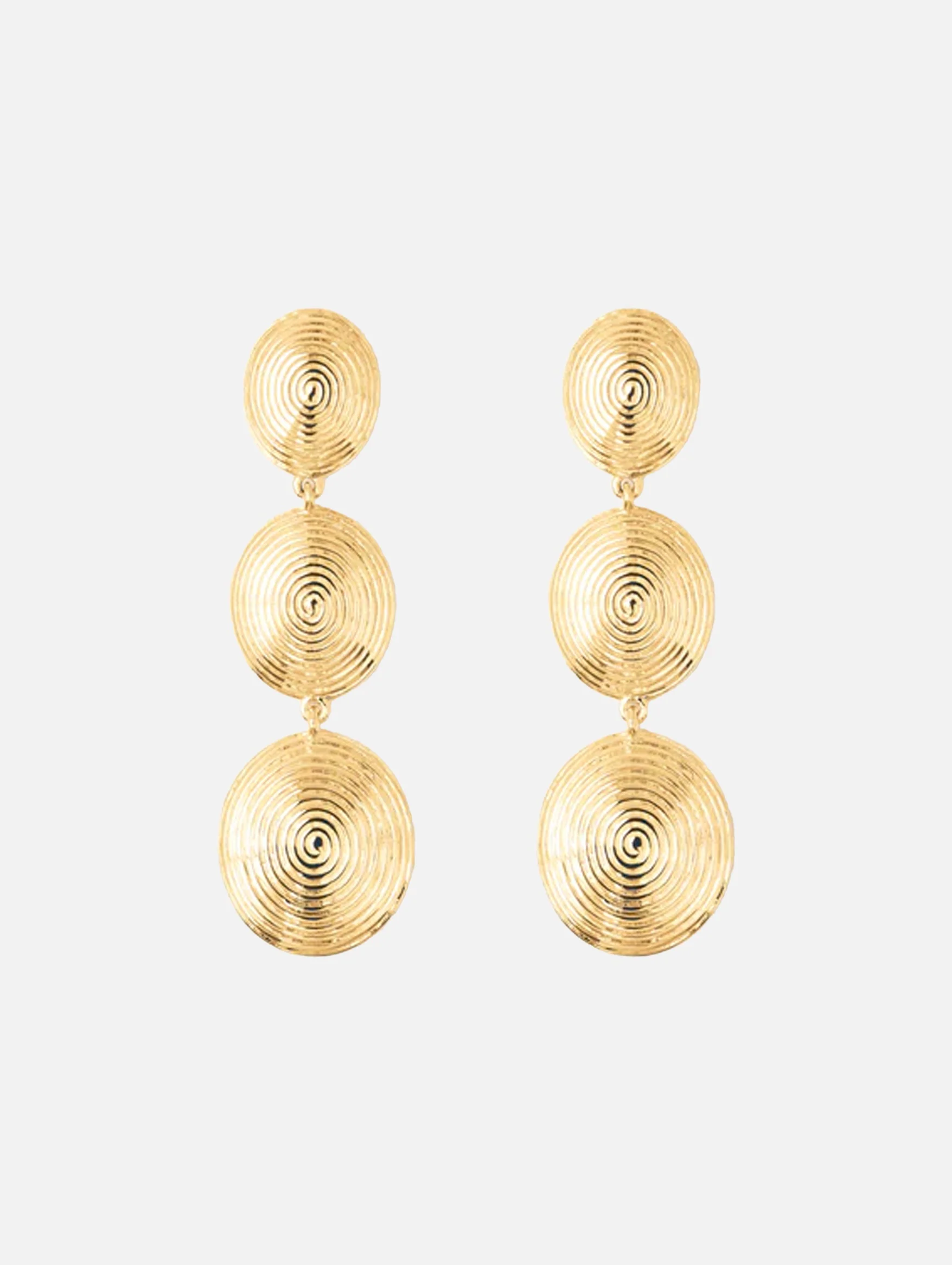 The Ruby Earrings in Gold