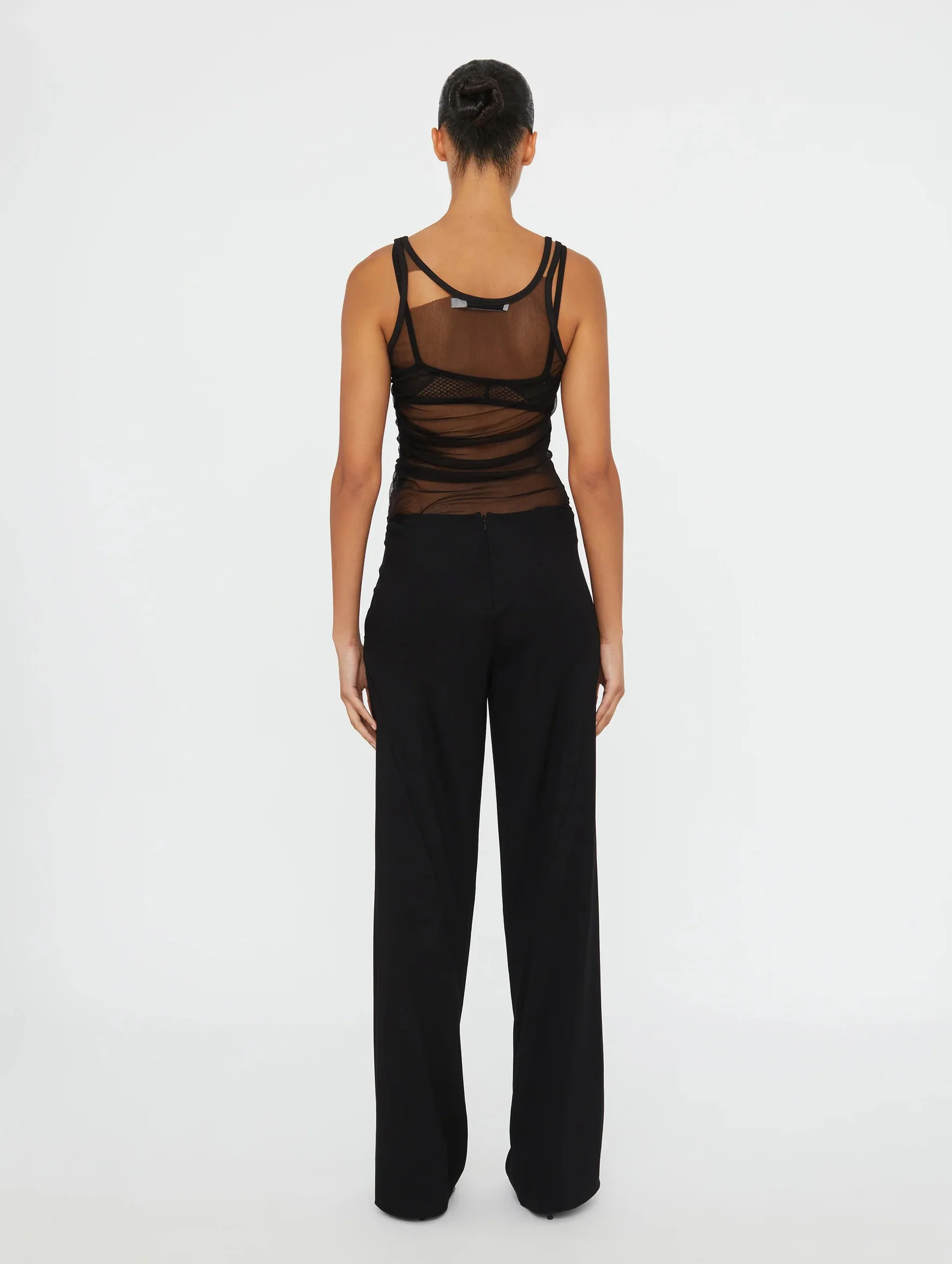 Traverse Bias Trouser in Black - Image 5
