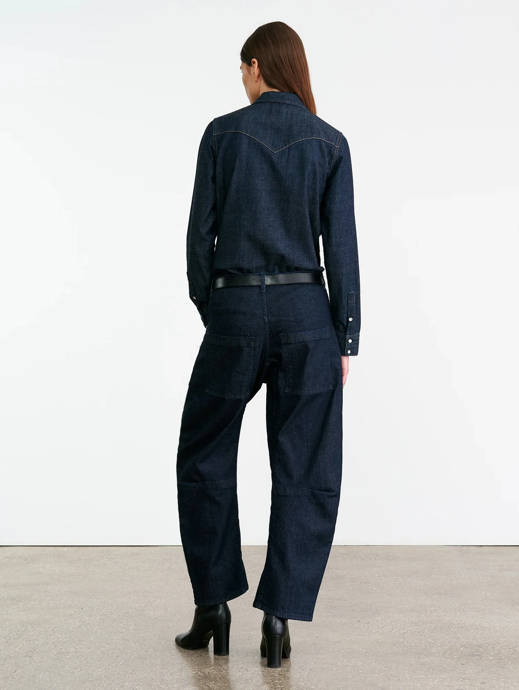 Travis Shirt in Indigo Rinse - Image 4