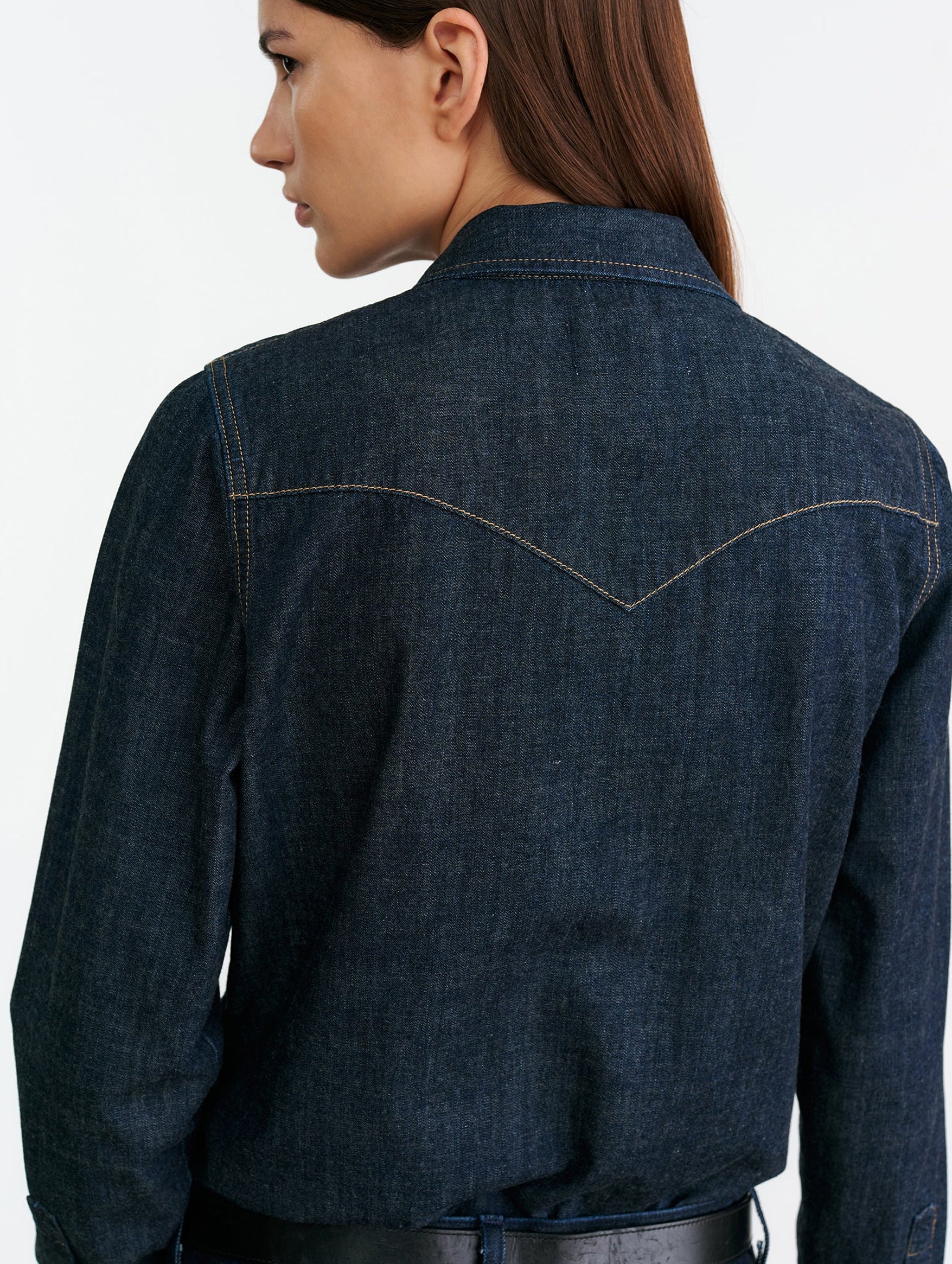 Travis Shirt in Indigo Rinse - Image 5