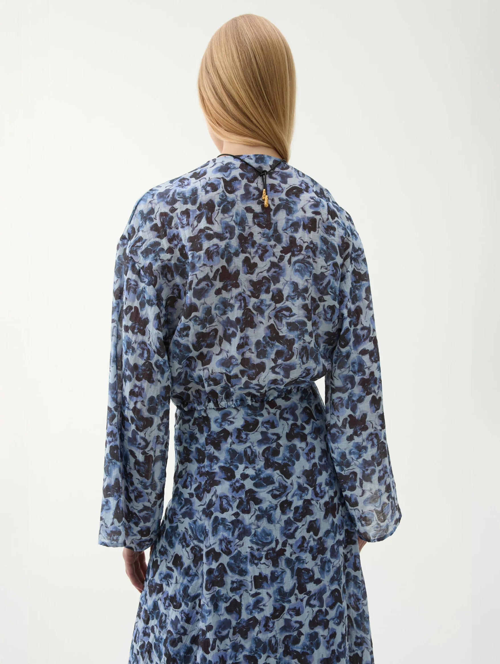 Cecilie Top in Violet Ditsy - Image 2