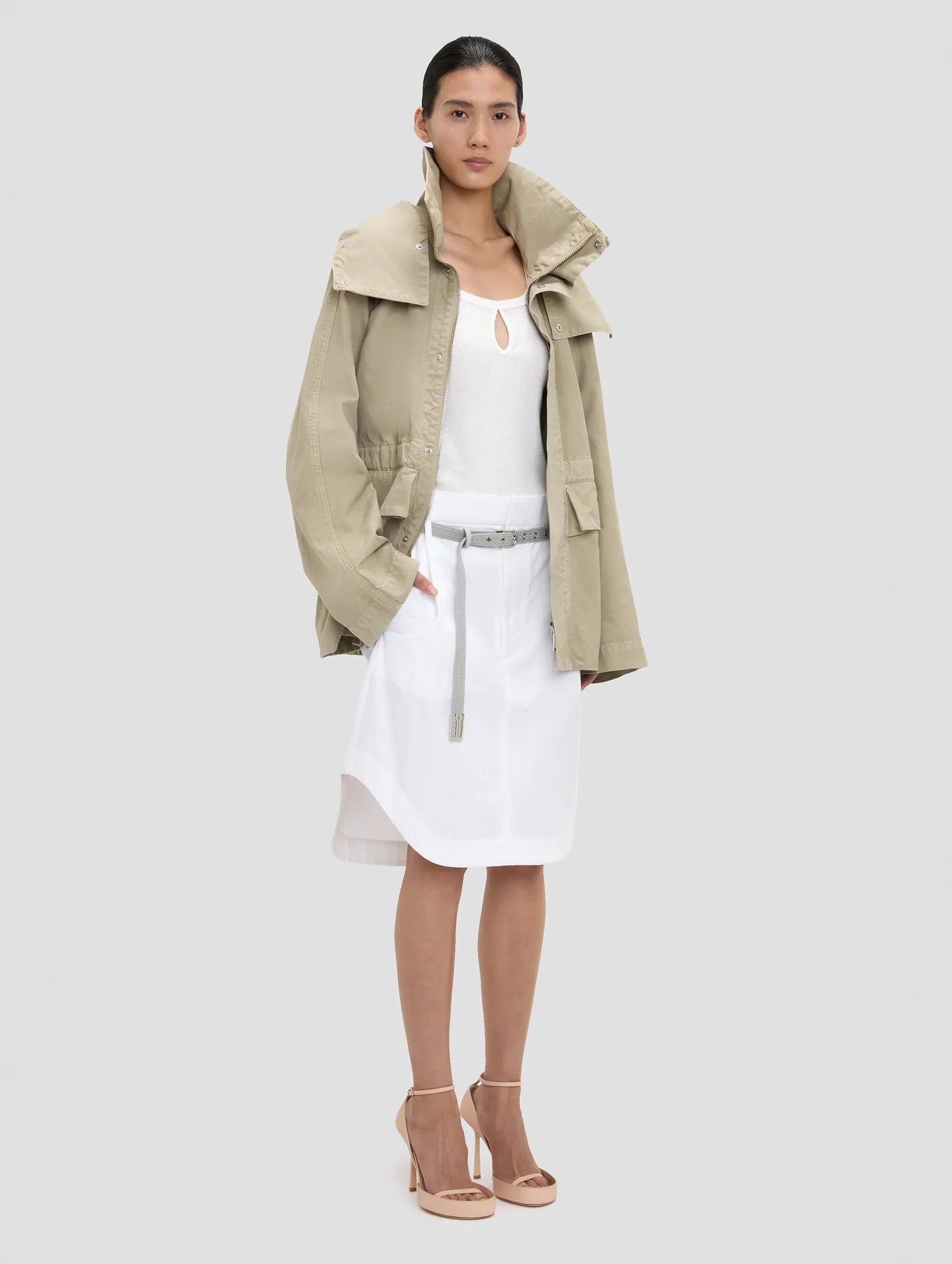 Utlity Jacket in Stone Grey - Image 2