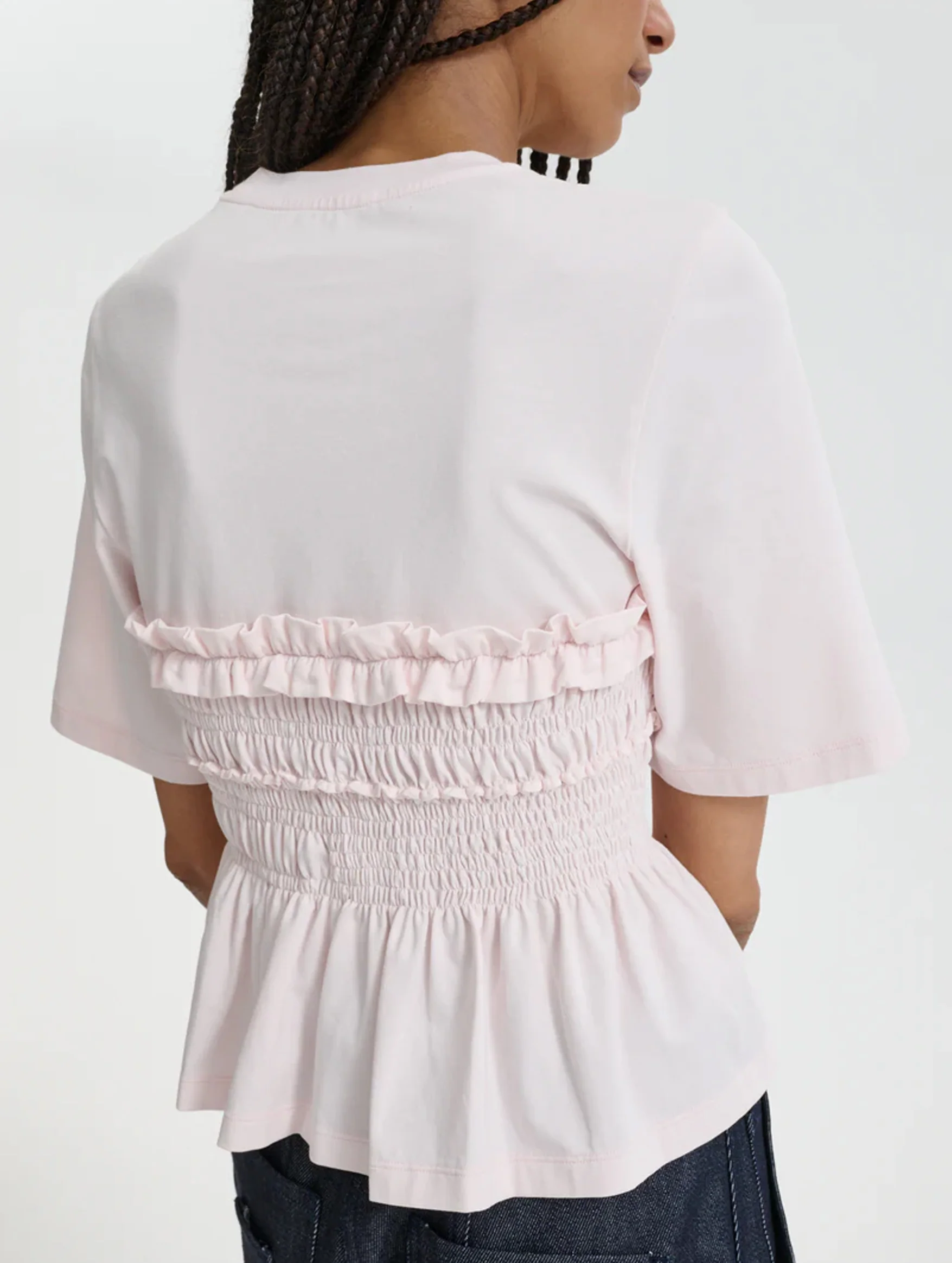 Vilde T-Shirt in Light Pink - Image 3