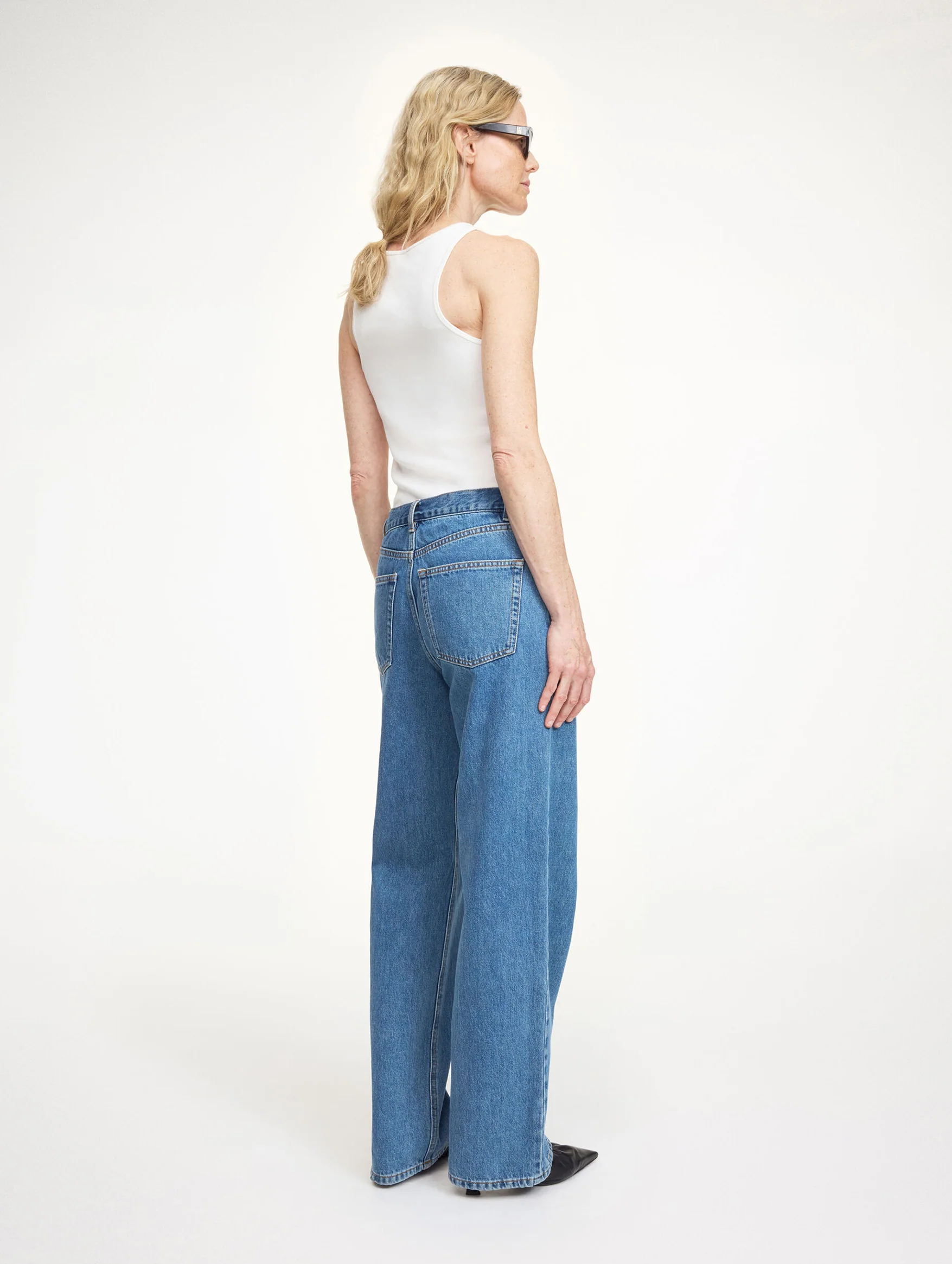 Vinola Jean in Mid Denim Blue - Image 3