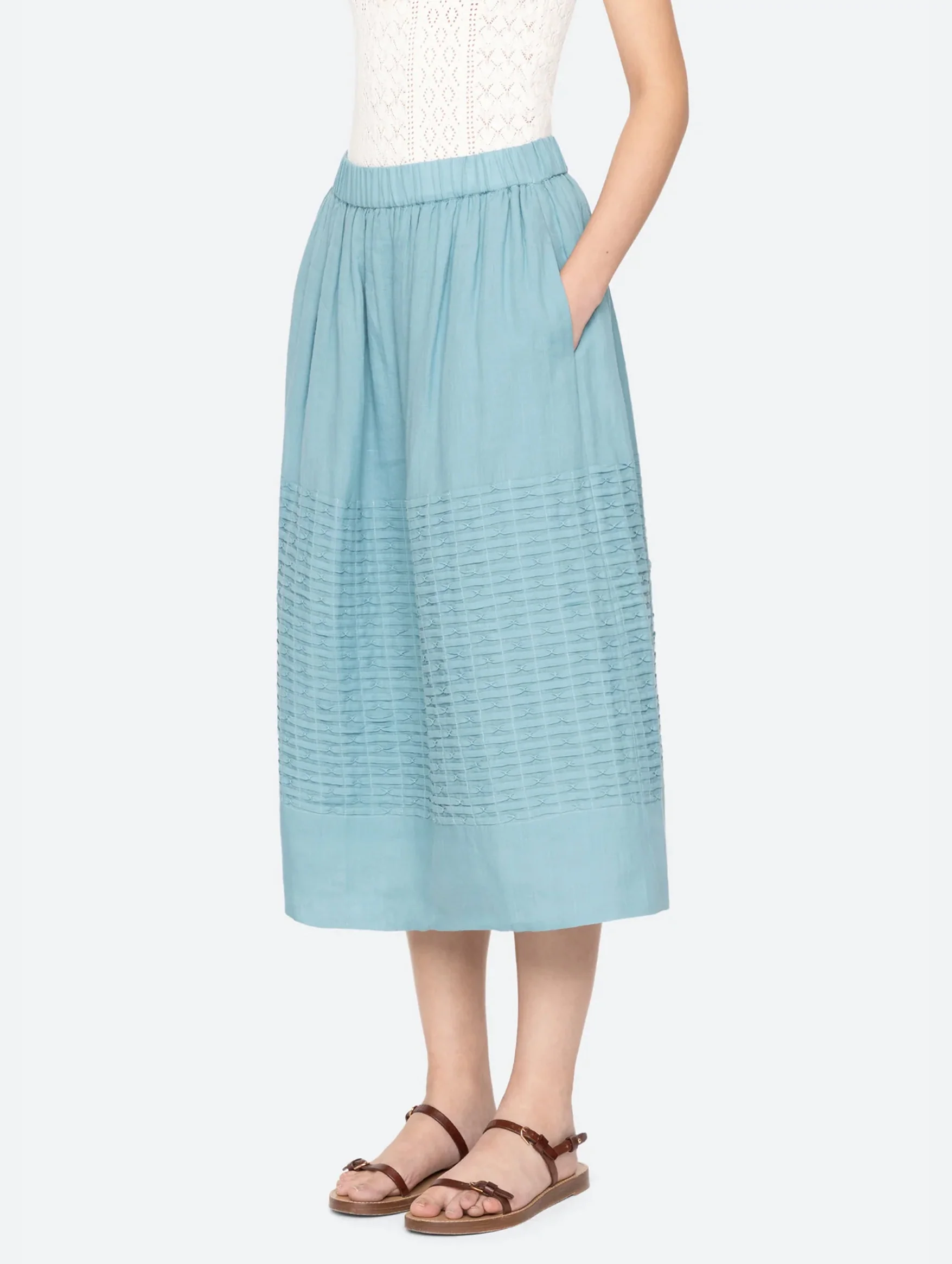 Violet Skirt in Blue - Image 3