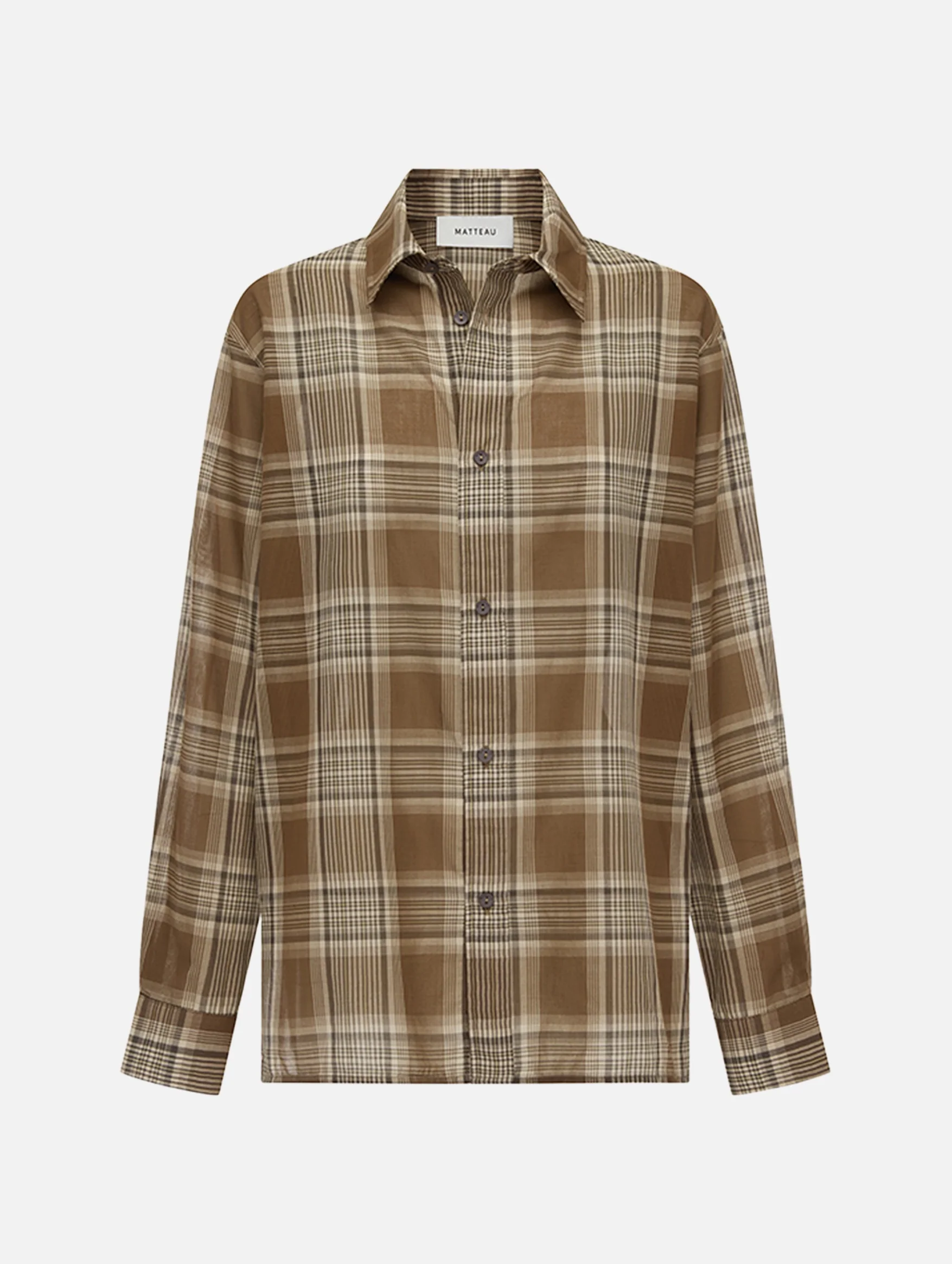 Voile Plaid Shirt in Picnic Plaid