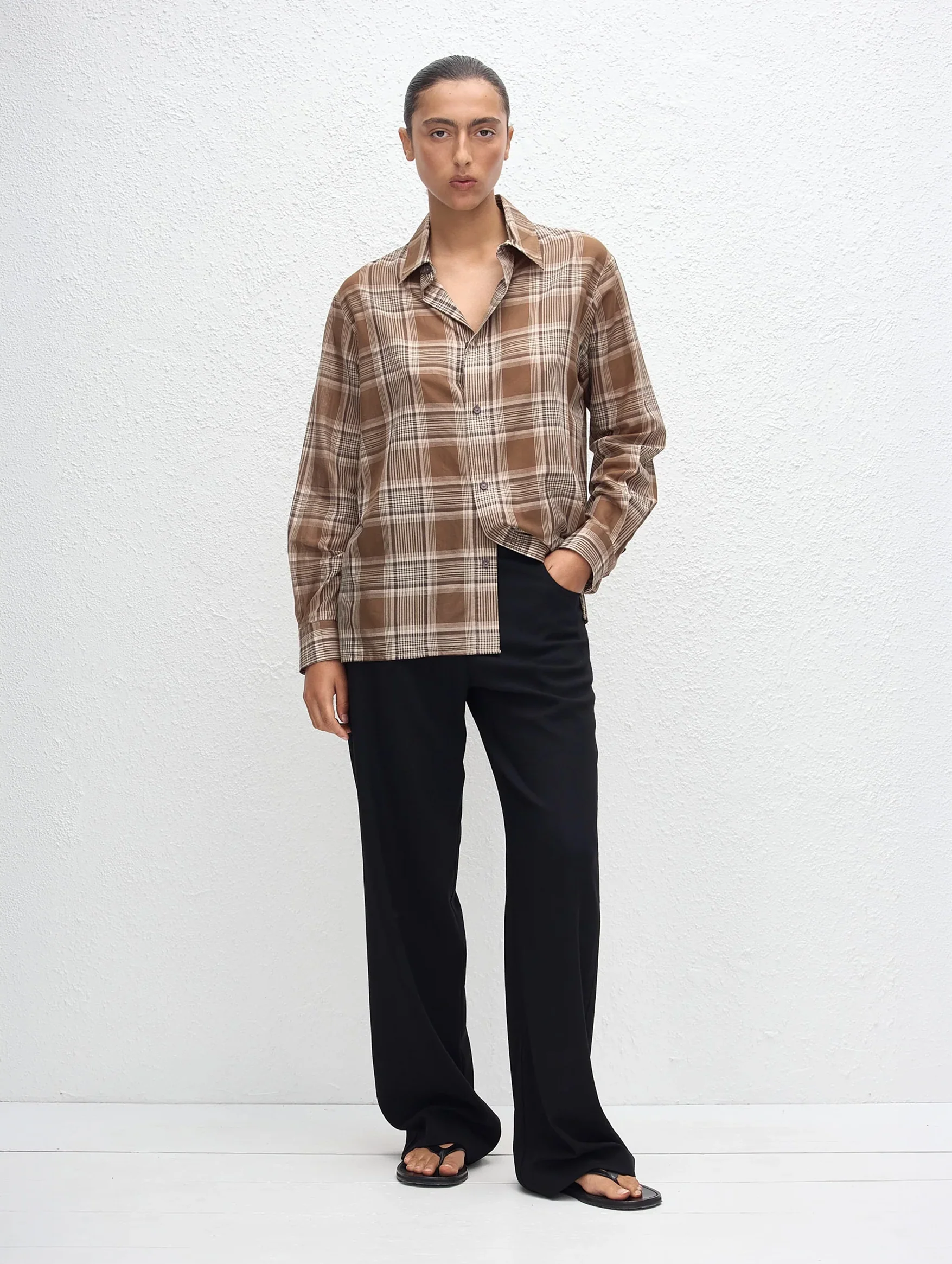 Voile Plaid Shirt in Picnic Plaid - Image 2
